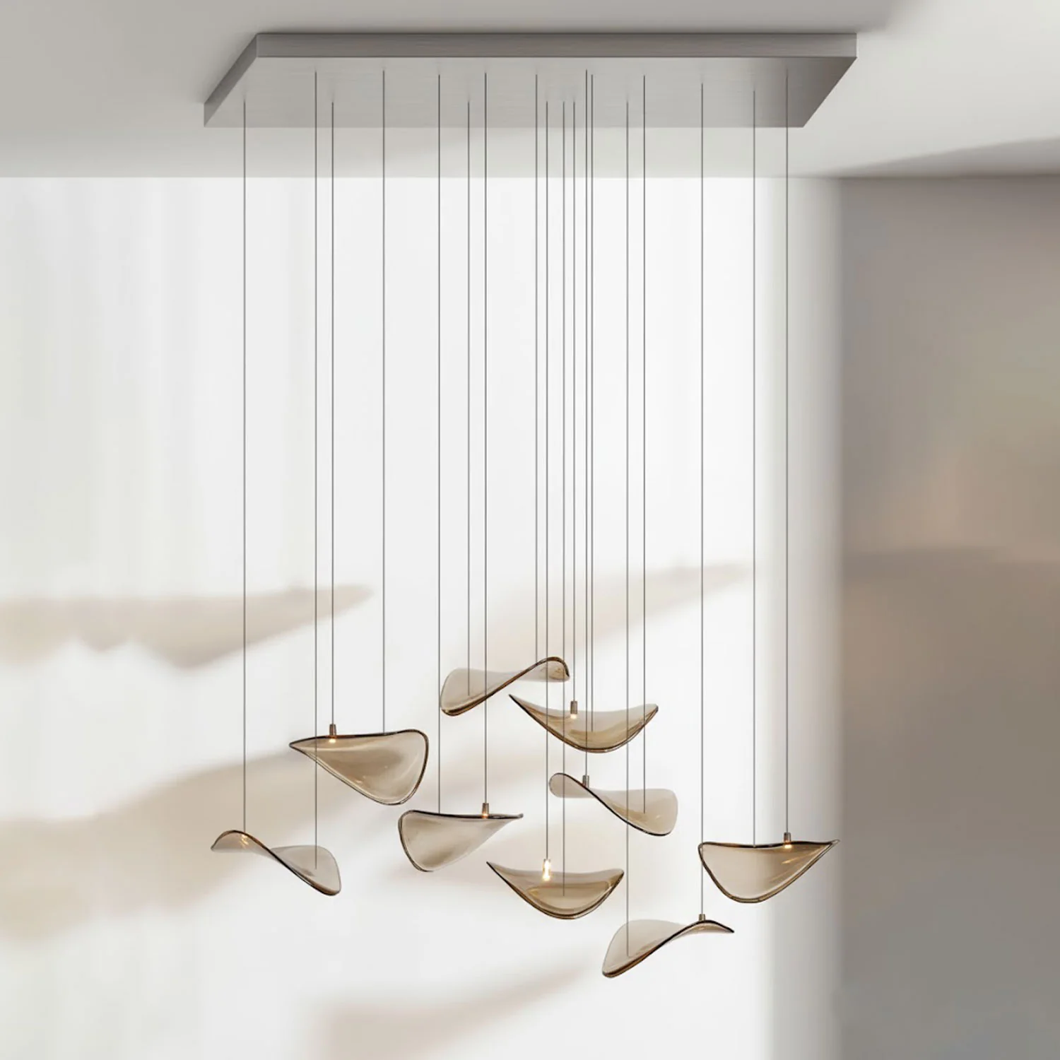 Wave Floating Leaf Chandelier - Image 27