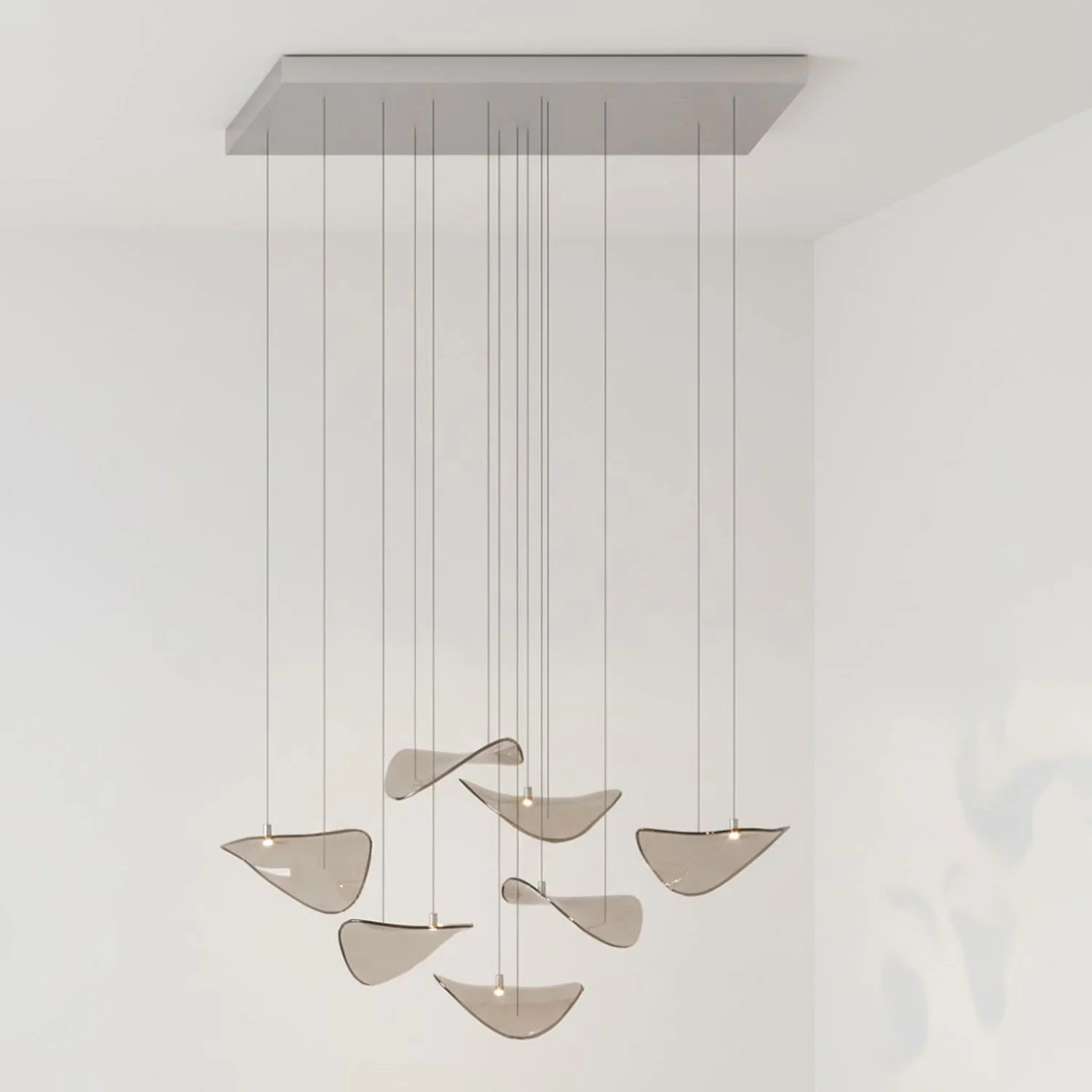 Wave Floating Leaf Chandelier - Image 28