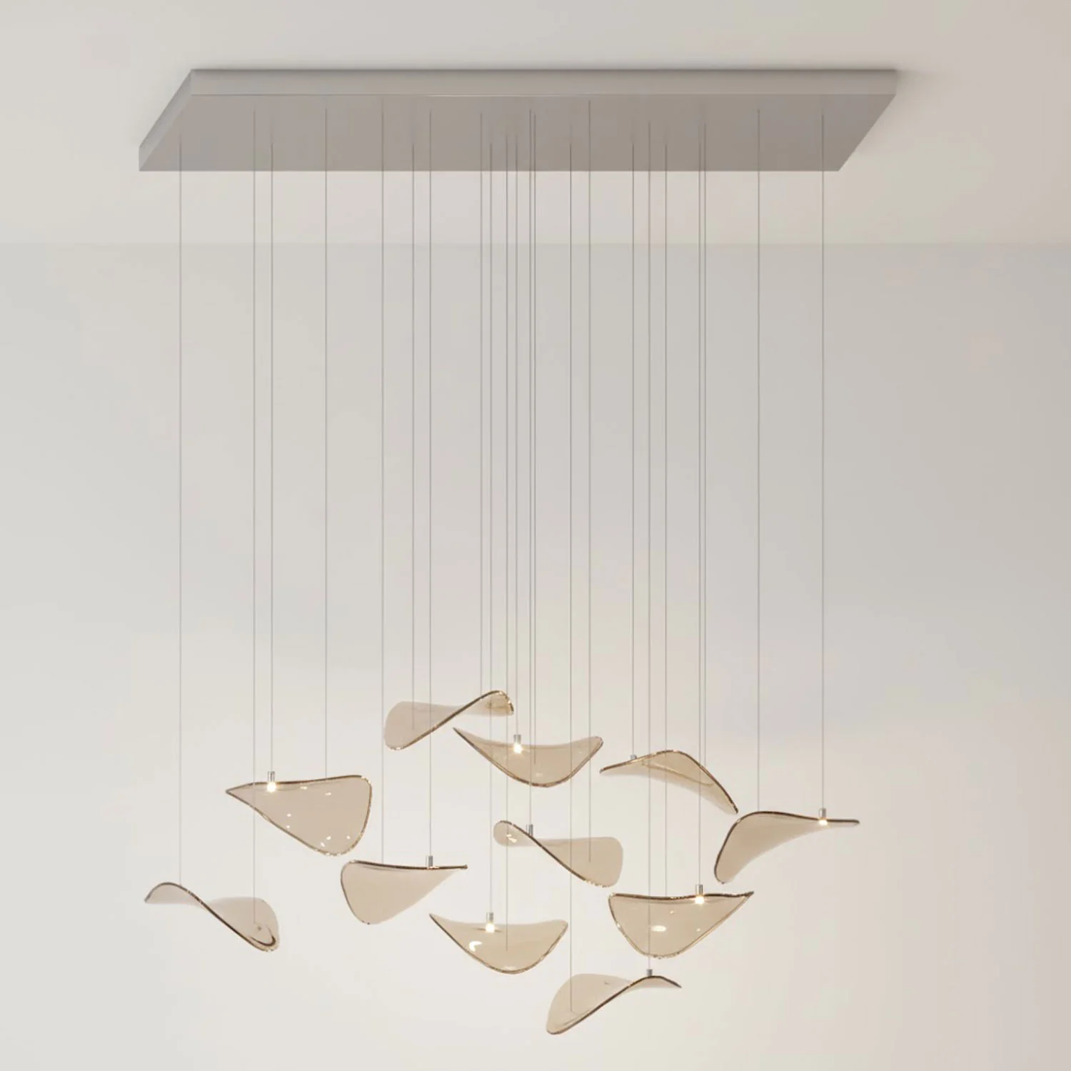 Wave Floating Leaf Chandelier - Image 29