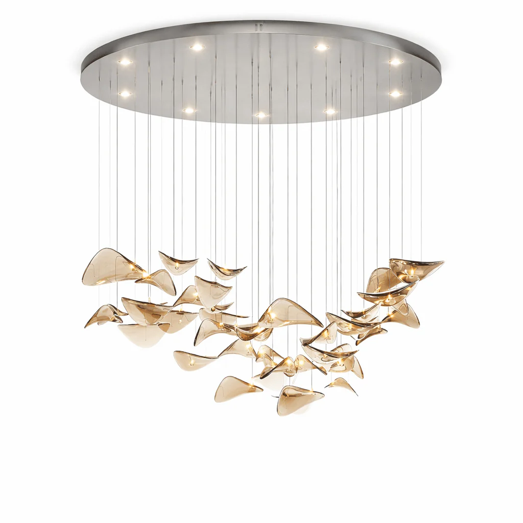 Wave Floating Leaf Chandelier - Image 31