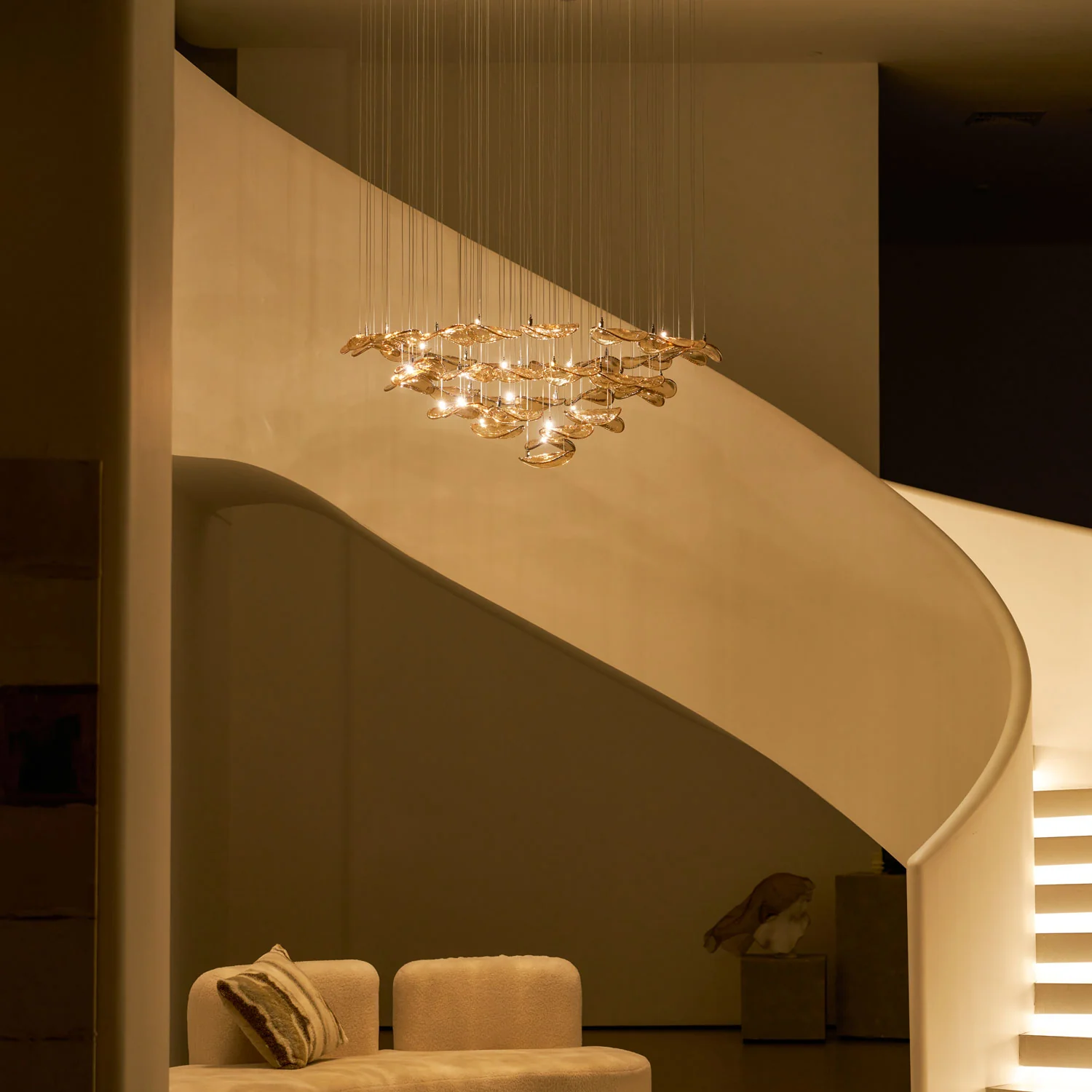 Wave Floating Leaf Chandelier - Image 36