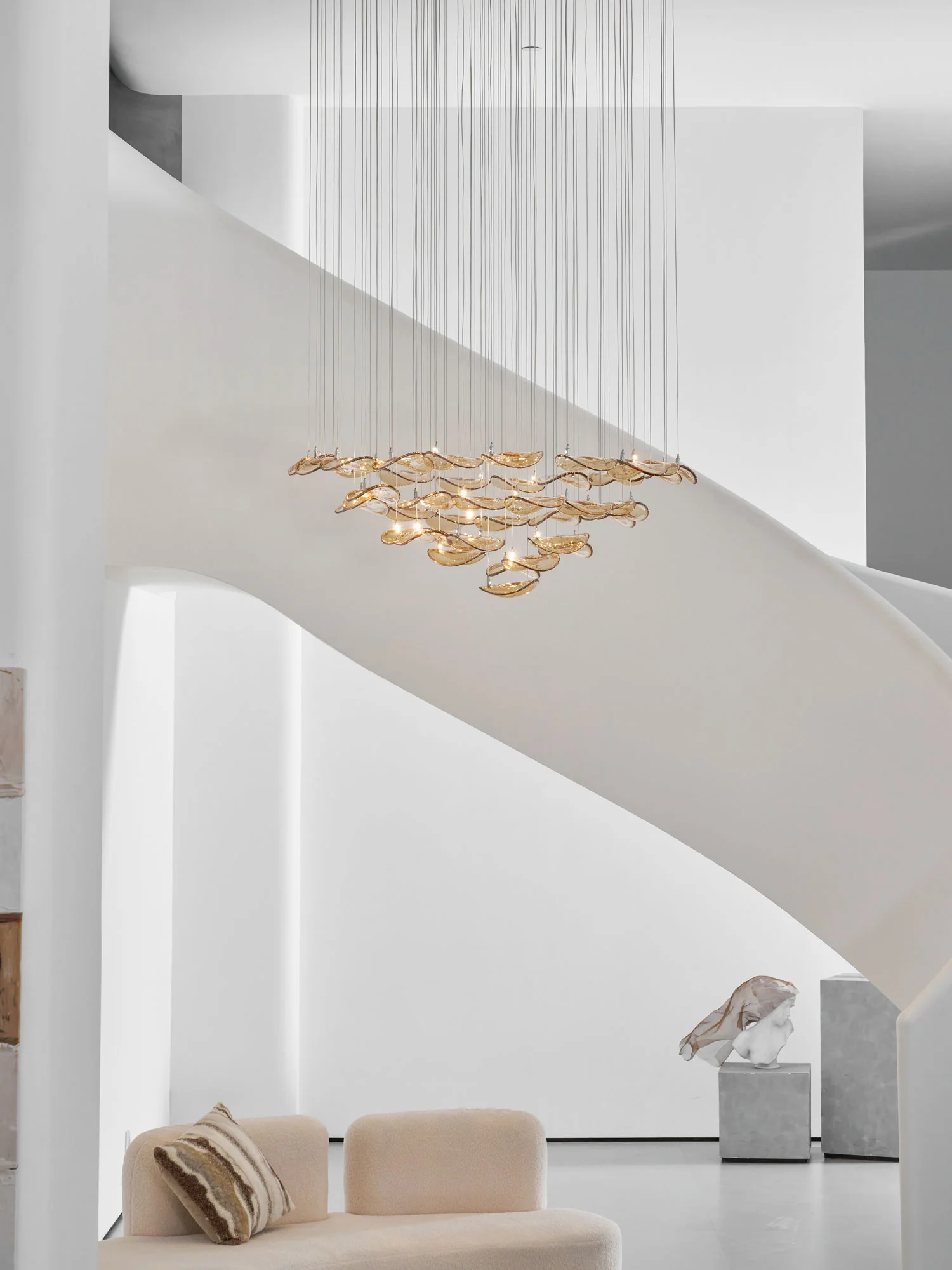 Wave Floating Leaf Chandelier - Image 38