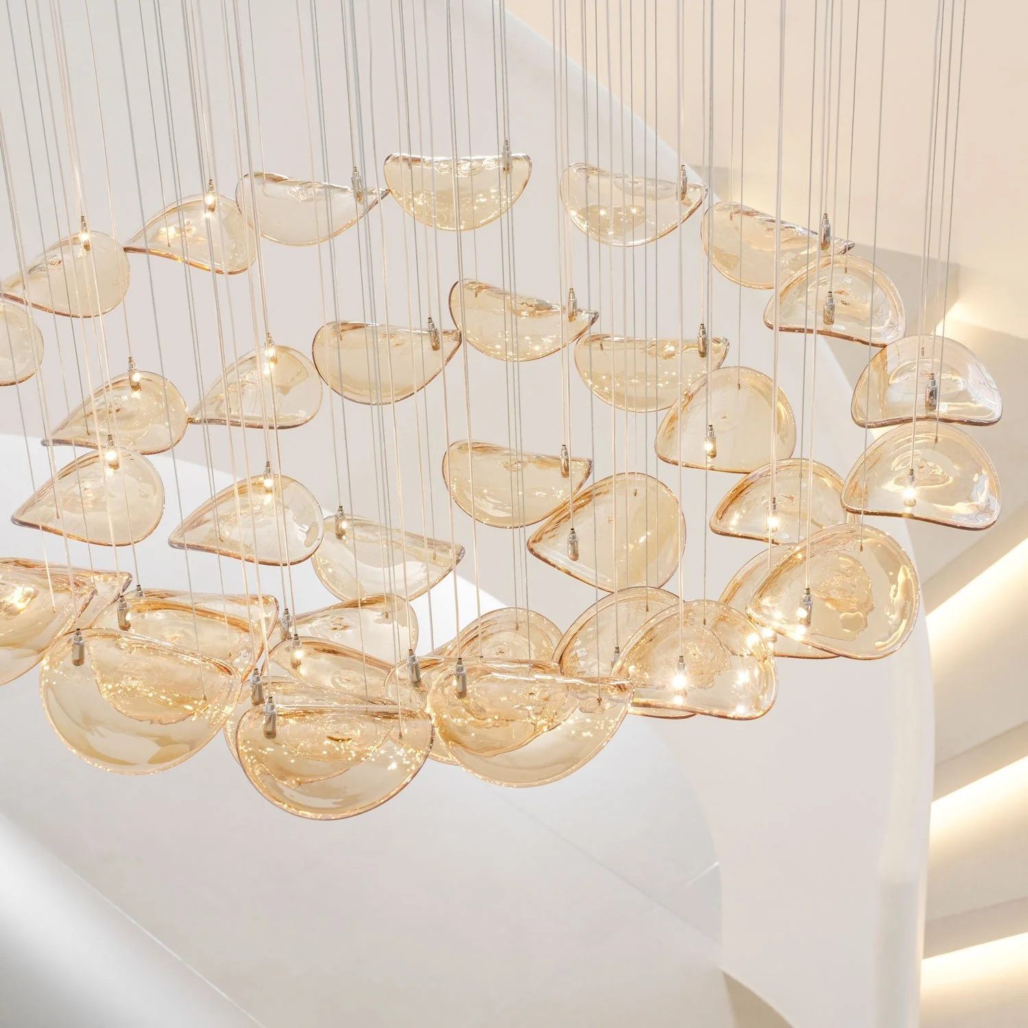 Wave Floating Leaf Chandelier - Image 46
