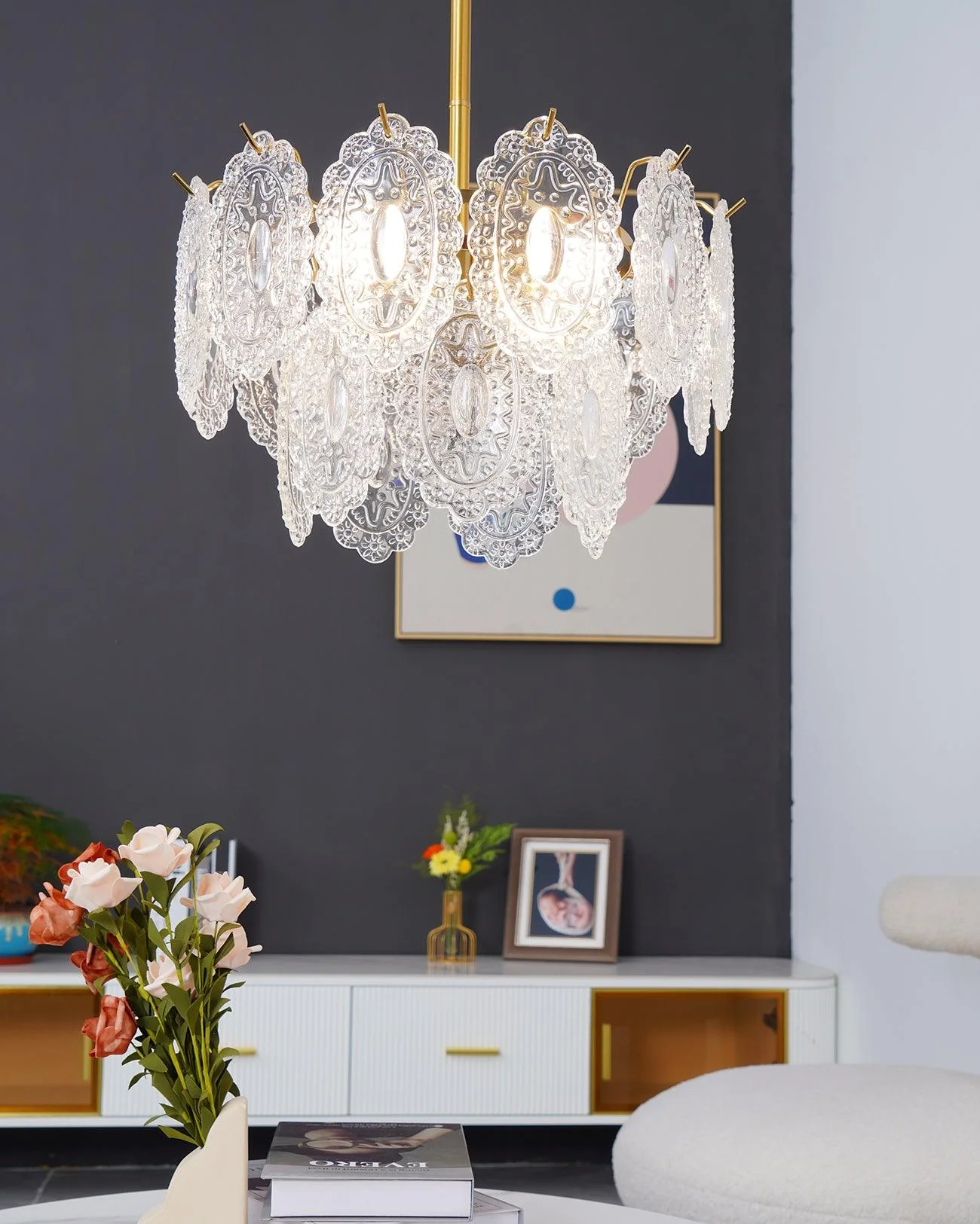 Wave Glass Chandelier - Image 25