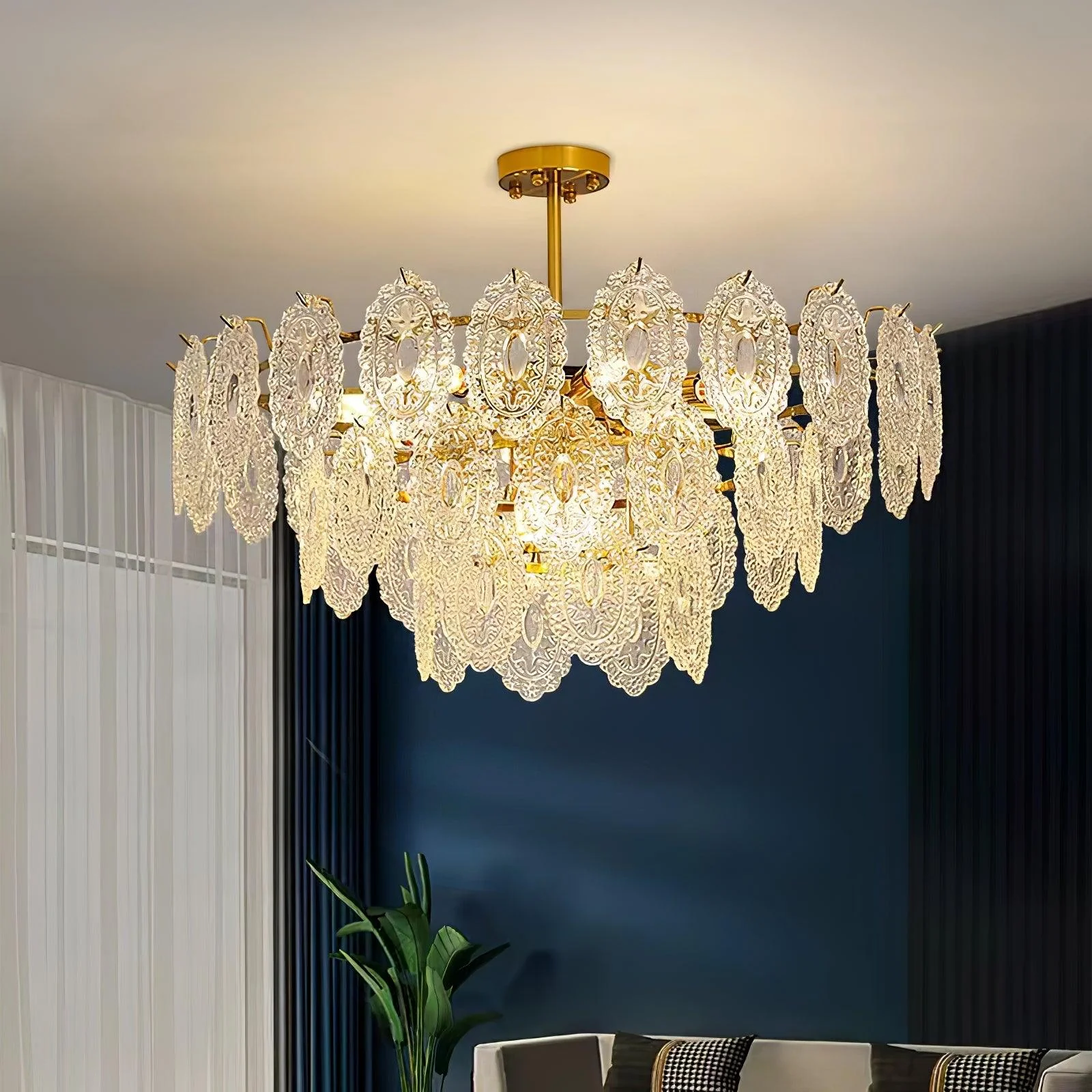 Wave Glass Chandelier - Image 41