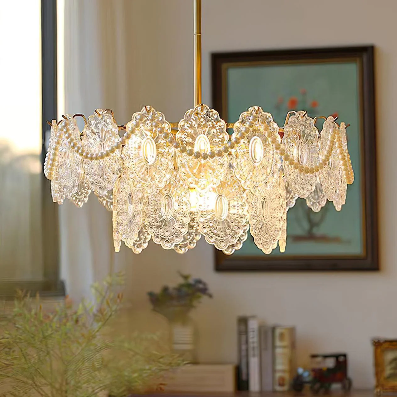 Wave Pearl Chandelier - Image 5