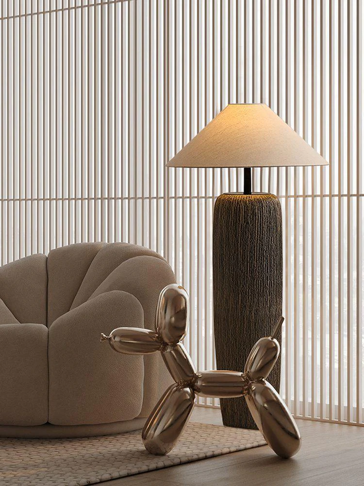 Weathered Wood Grain Floor Lamp - Image 15