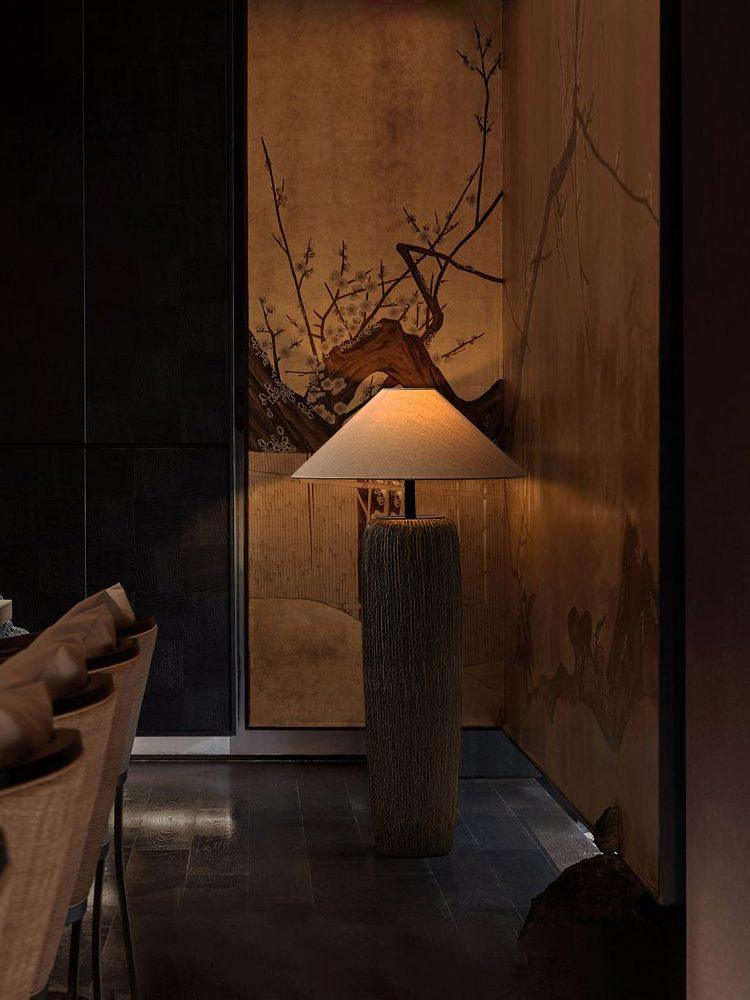 Weathered Wood Grain Floor Lamp - Image 17