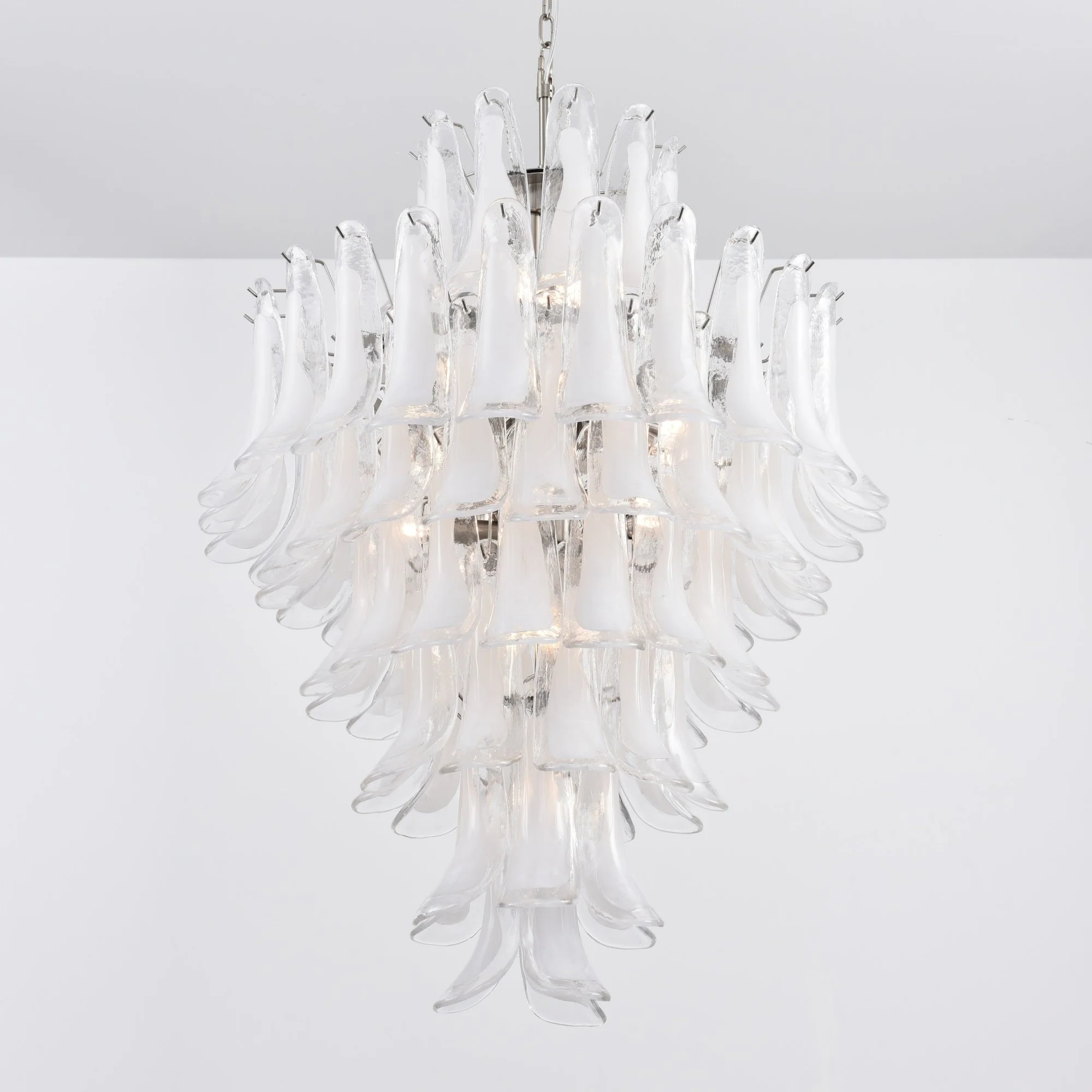 White Cloud Glass Petals Chandelier - Image 10