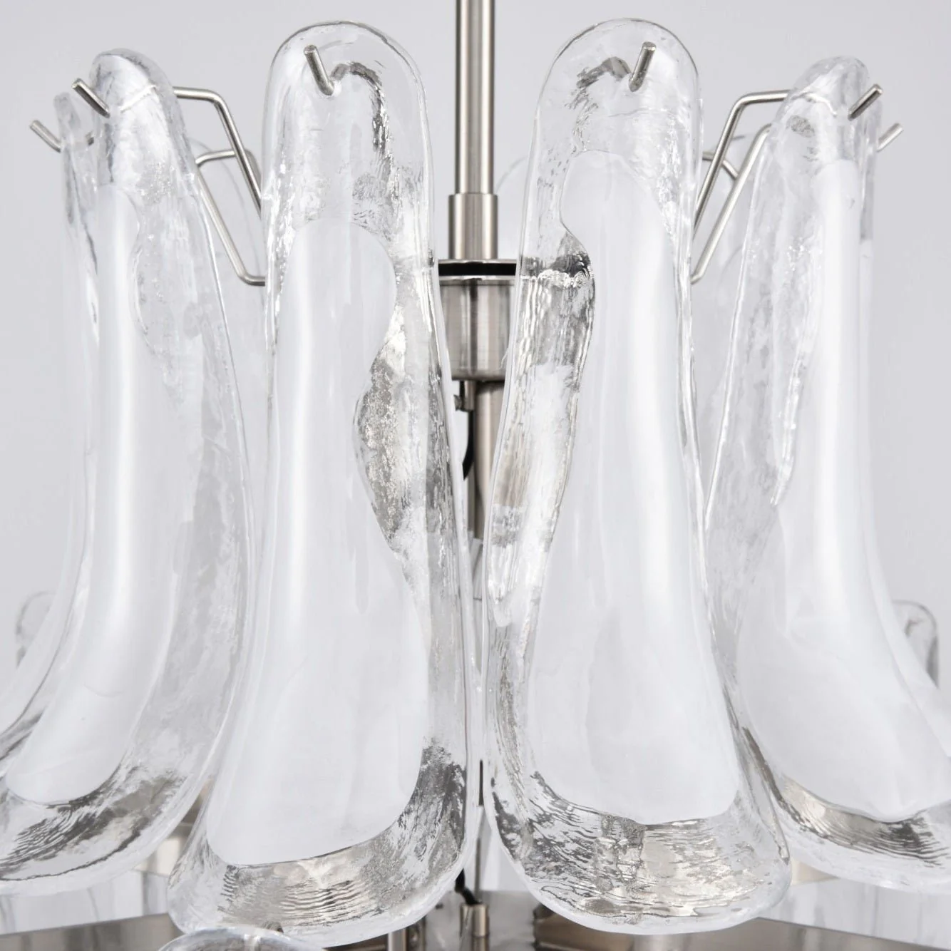 White Cloud Glass Petals Chandelier - Image 14