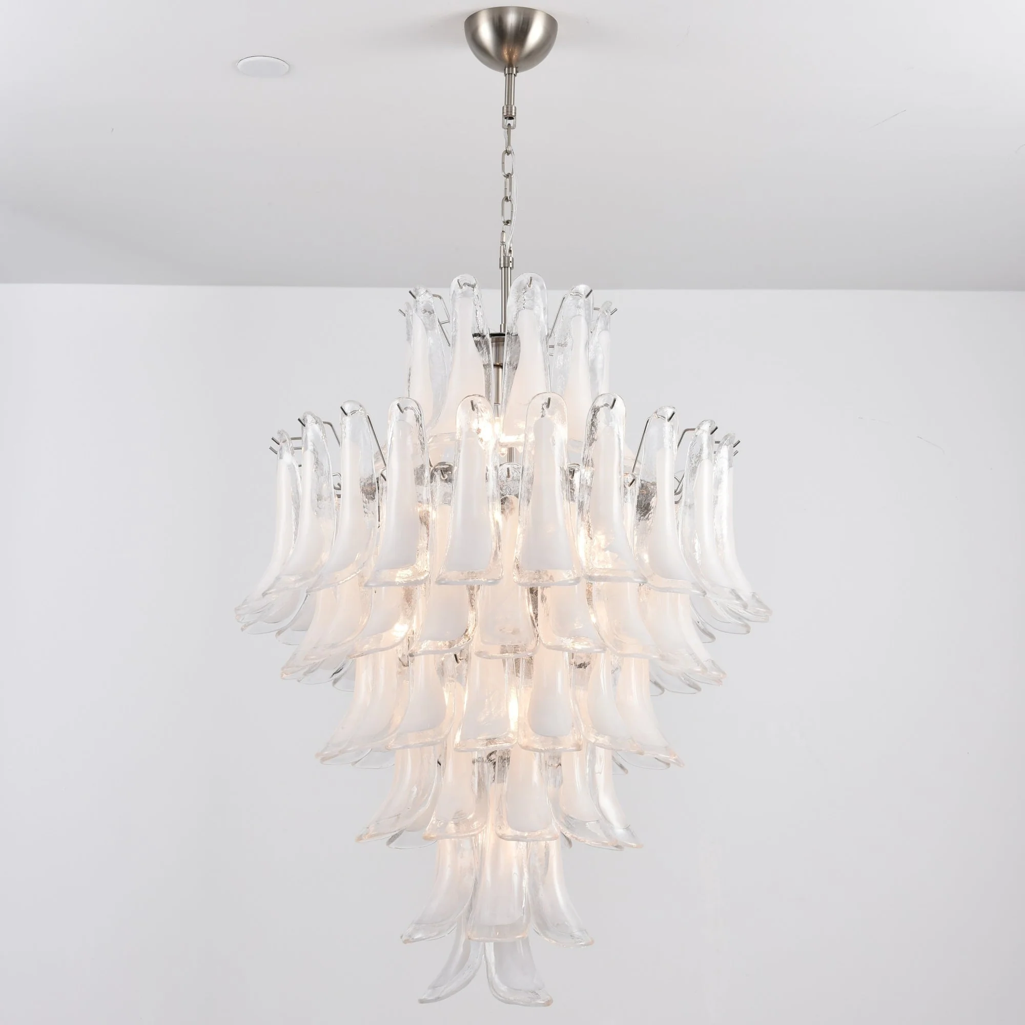 White Cloud Glass Petals Chandelier - Image 29