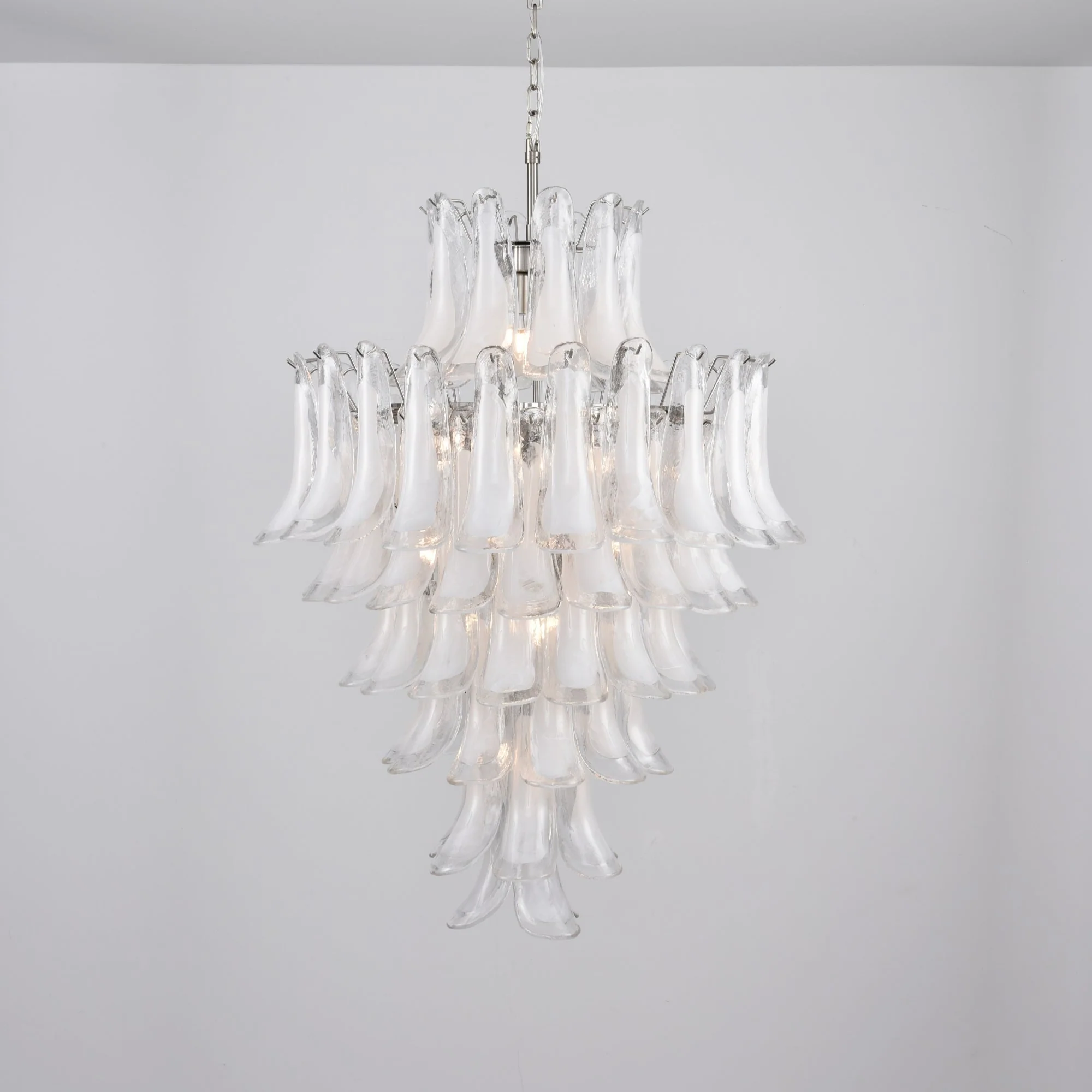 White Cloud Glass Petals Chandelier - Image 31
