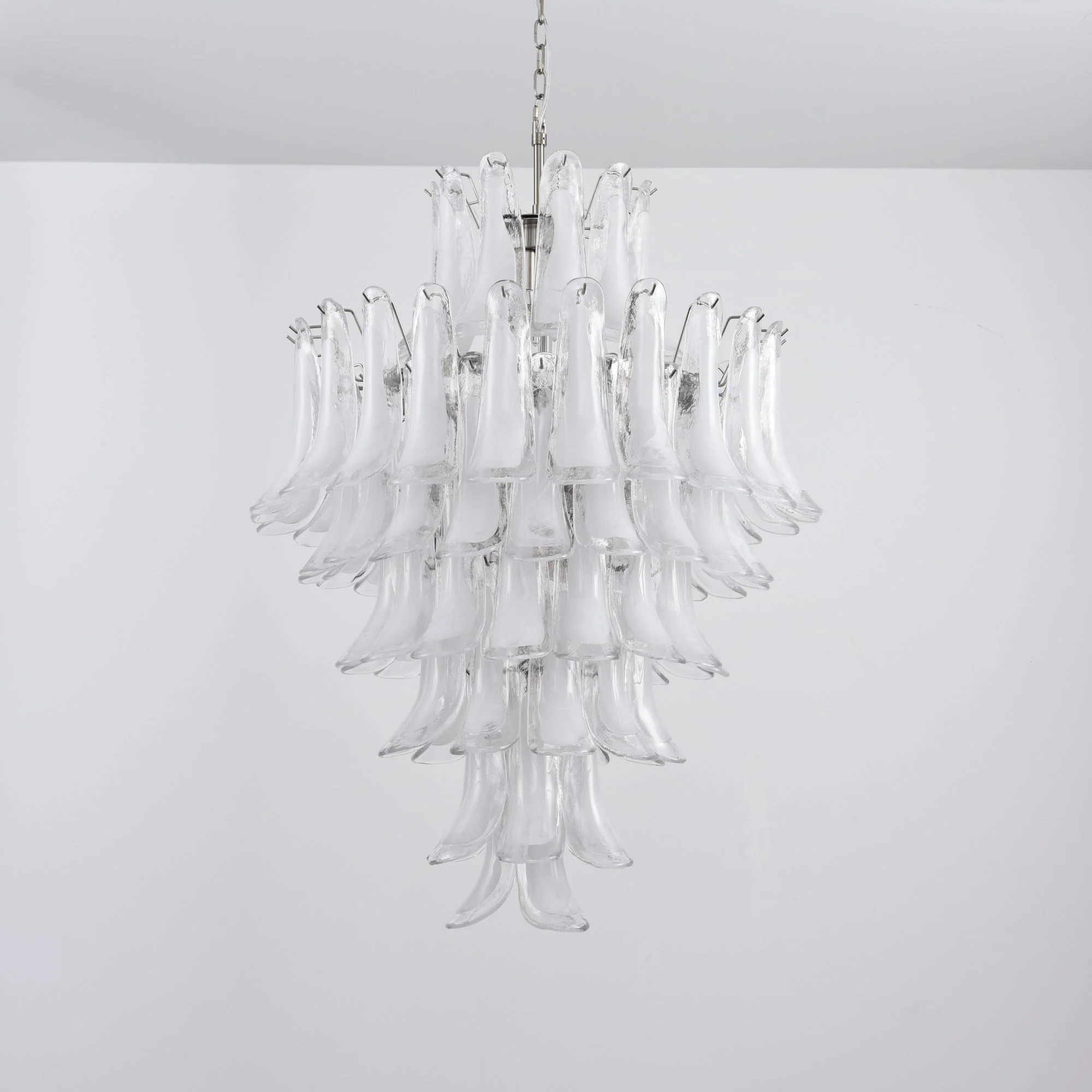 White Cloud Glass Petals Chandelier - Image 4