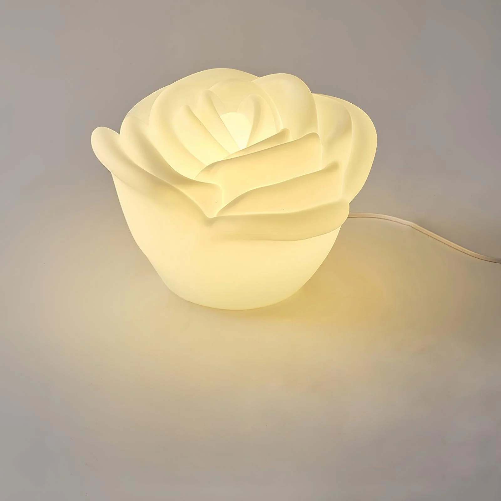 White Rose Shaped LED Table Lamp - Image 27
