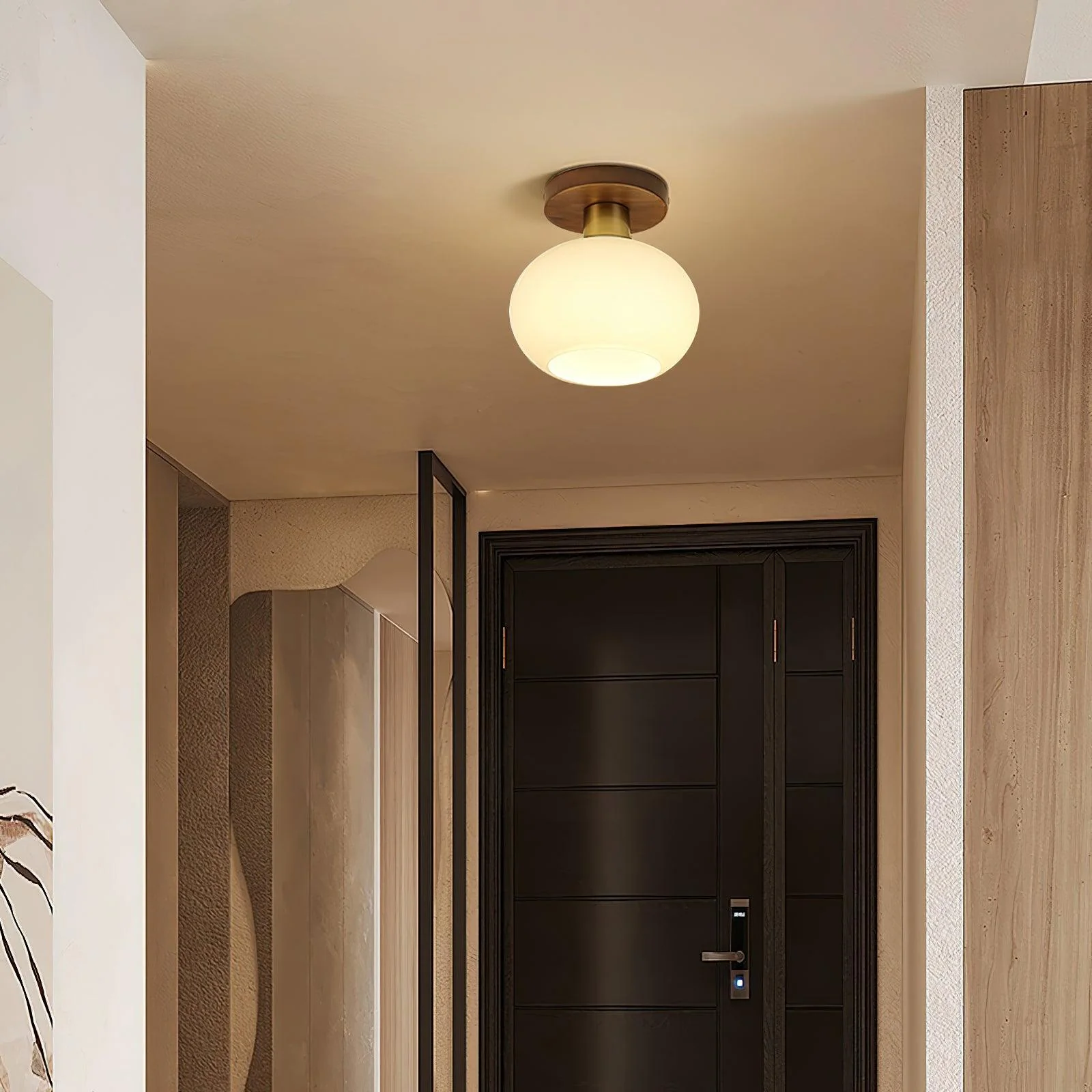 White Shell Ceiling Lamp - Image 11