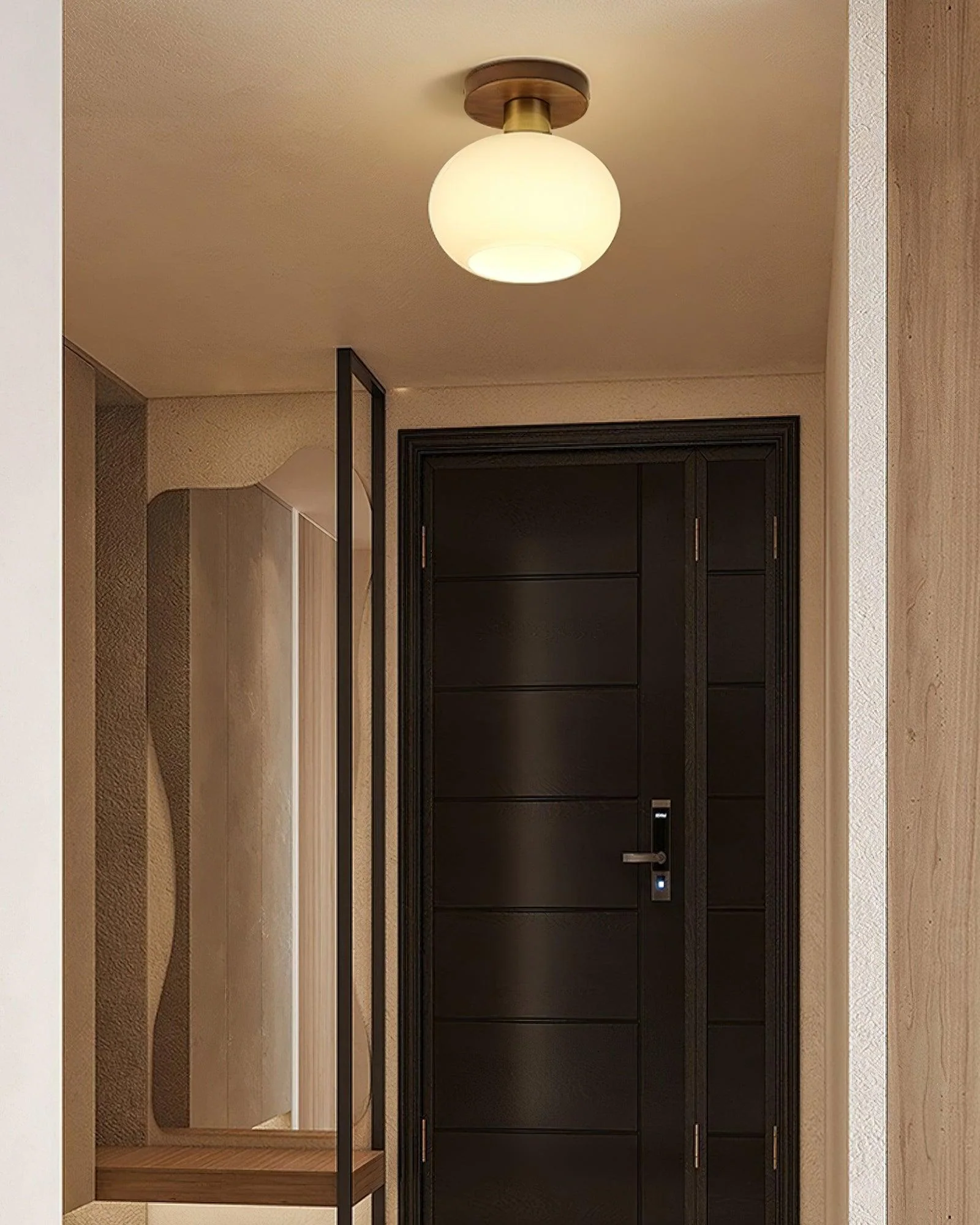 White Shell Ceiling Lamp - Image 13
