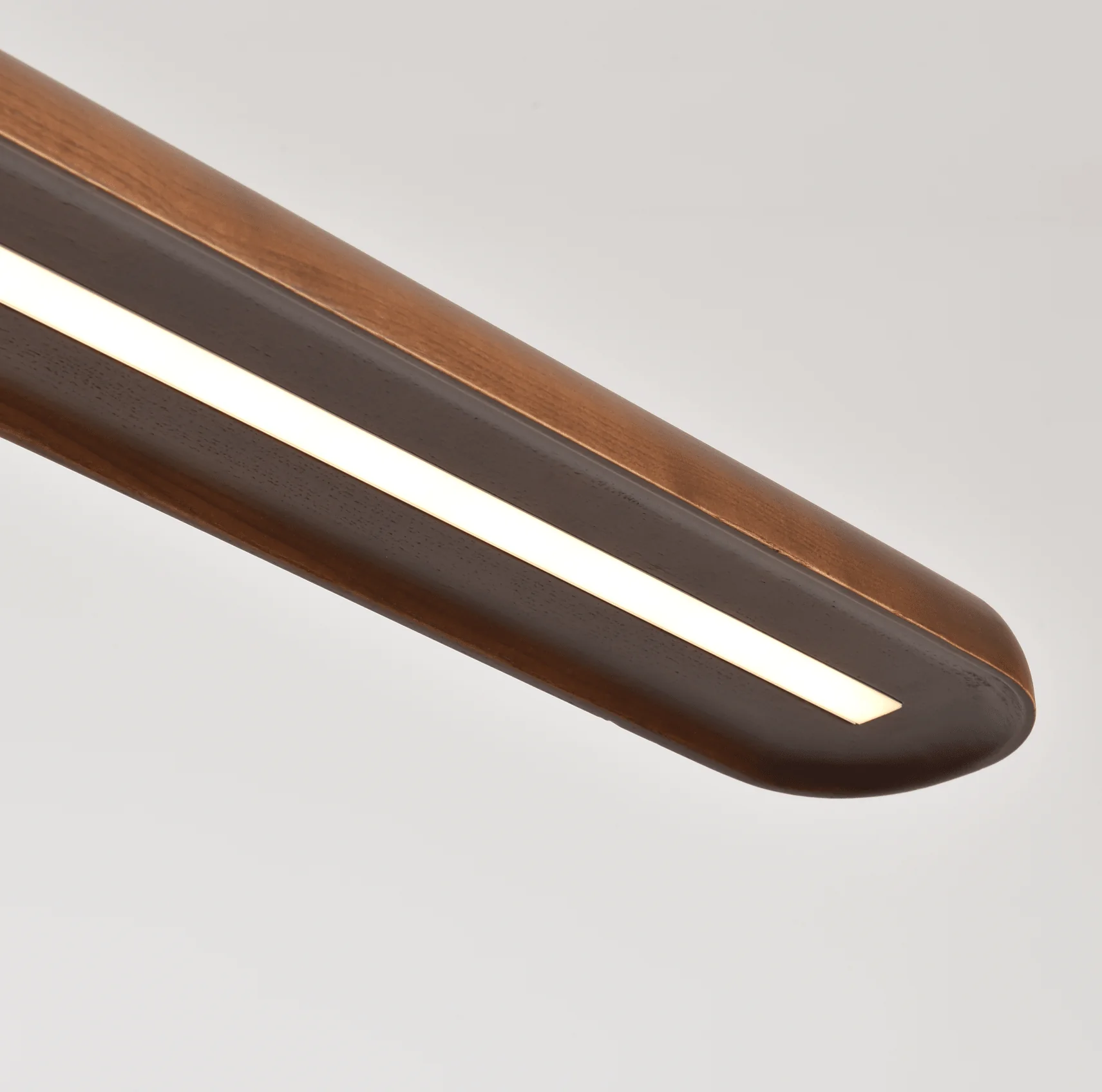 Wide Wood Linear Pendant Light - Image 11