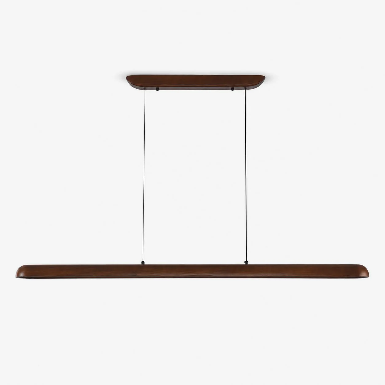 Wide Wood Linear Pendant Light - Image 9
