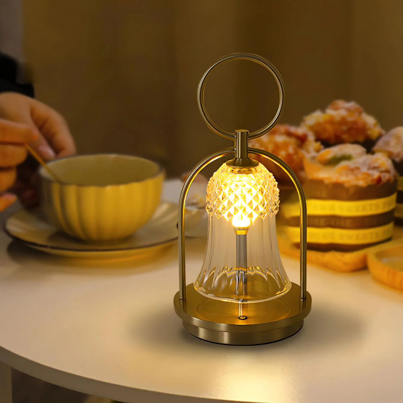 Wind Chime Portable Battery Table Lamp - Image 4