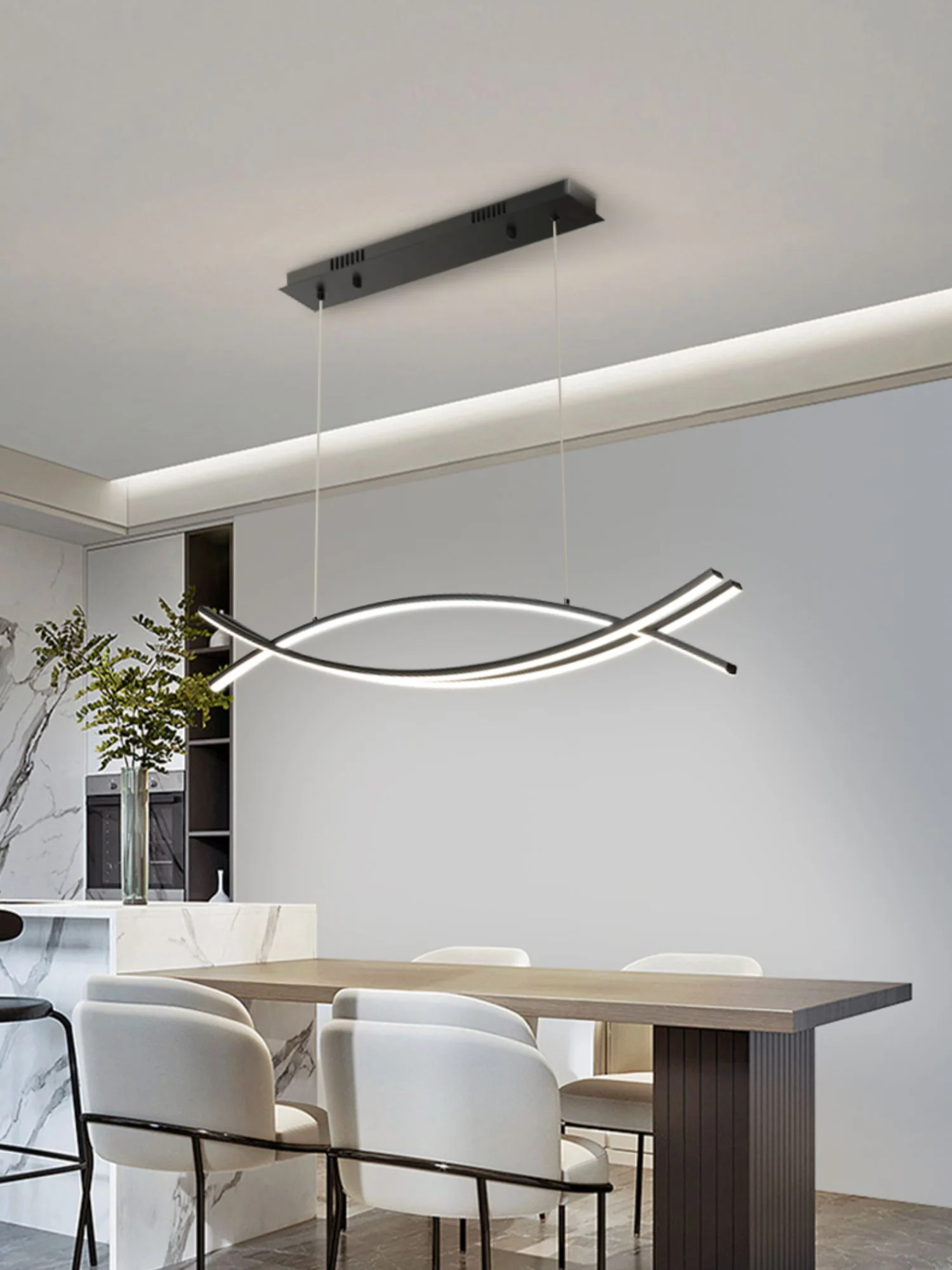 Wishbone LED Chandelier - Image 4