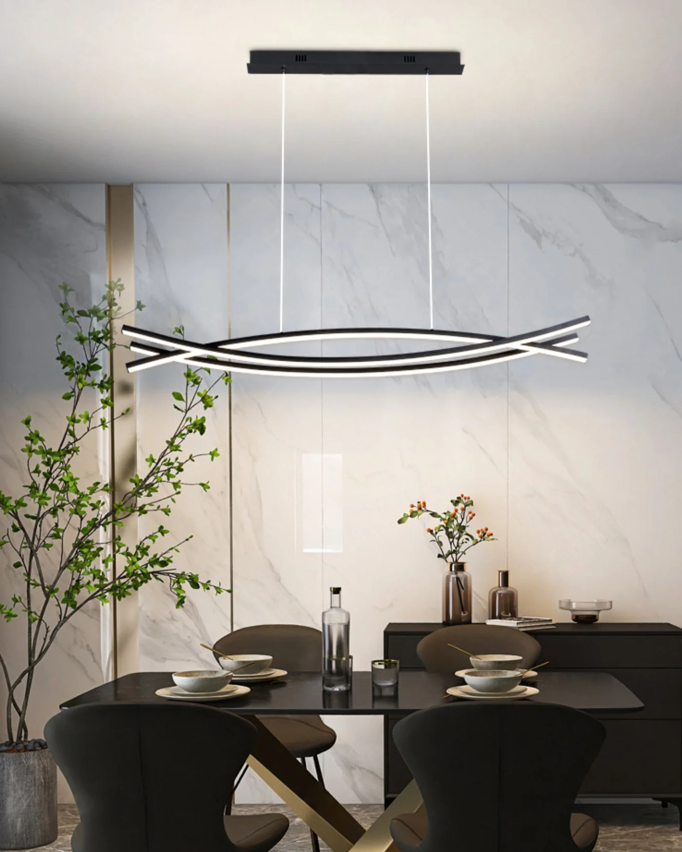Wishbone LED Chandelier - Image 7