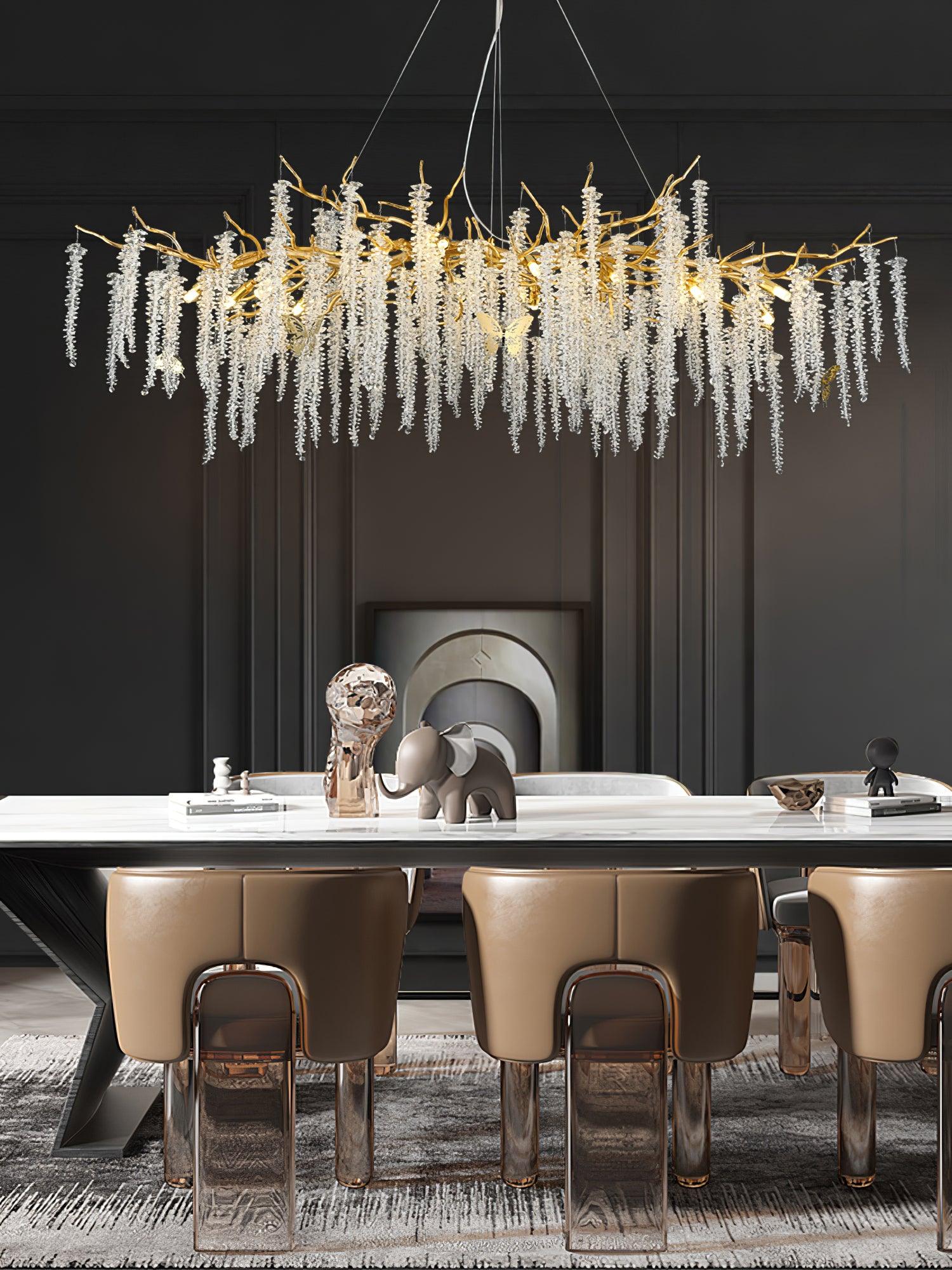 Wisteria Flower Crystal Chandelier - Image 18