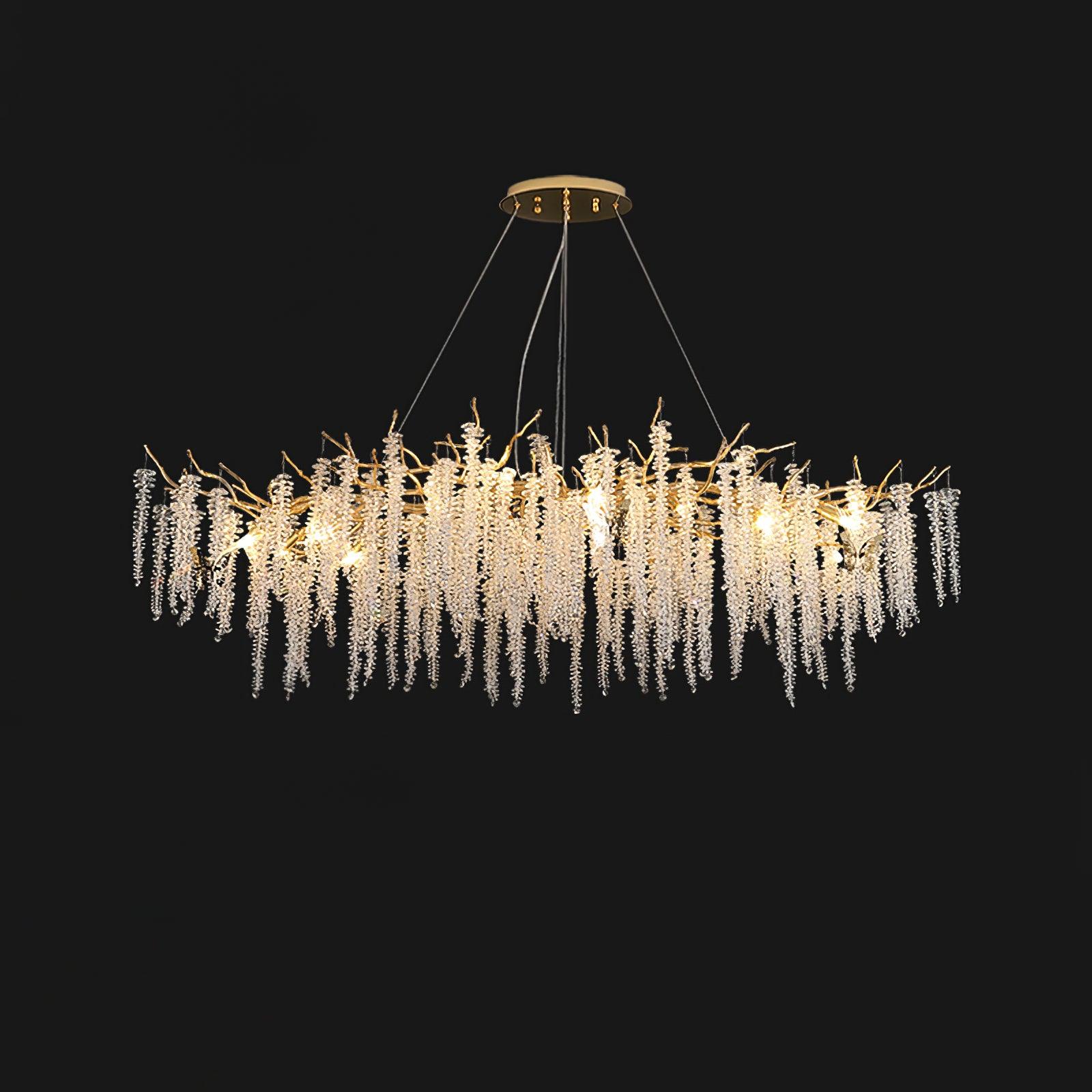 Wisteria Flower Crystal Chandelier - Image 22