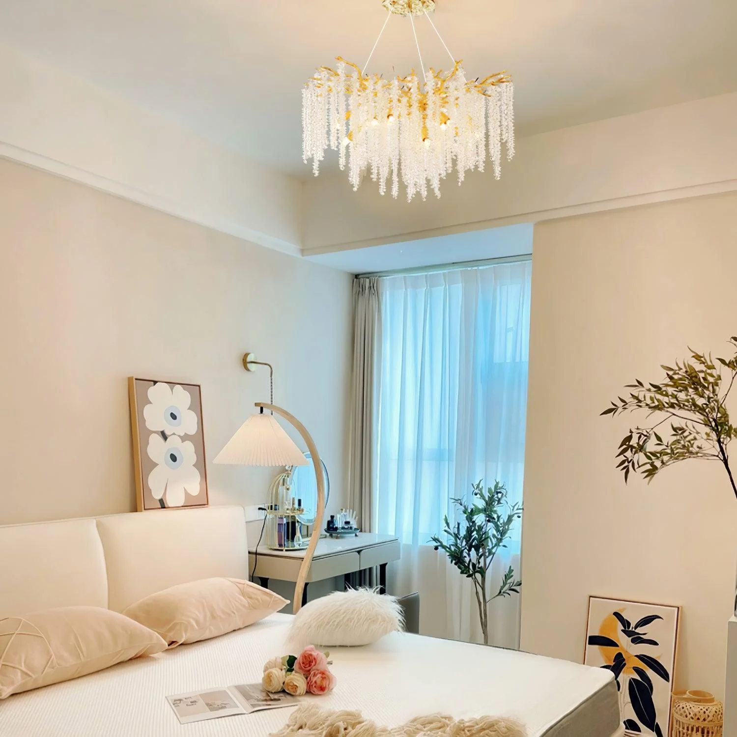 Wisteria Flower Crystal Chandelier - Image 25