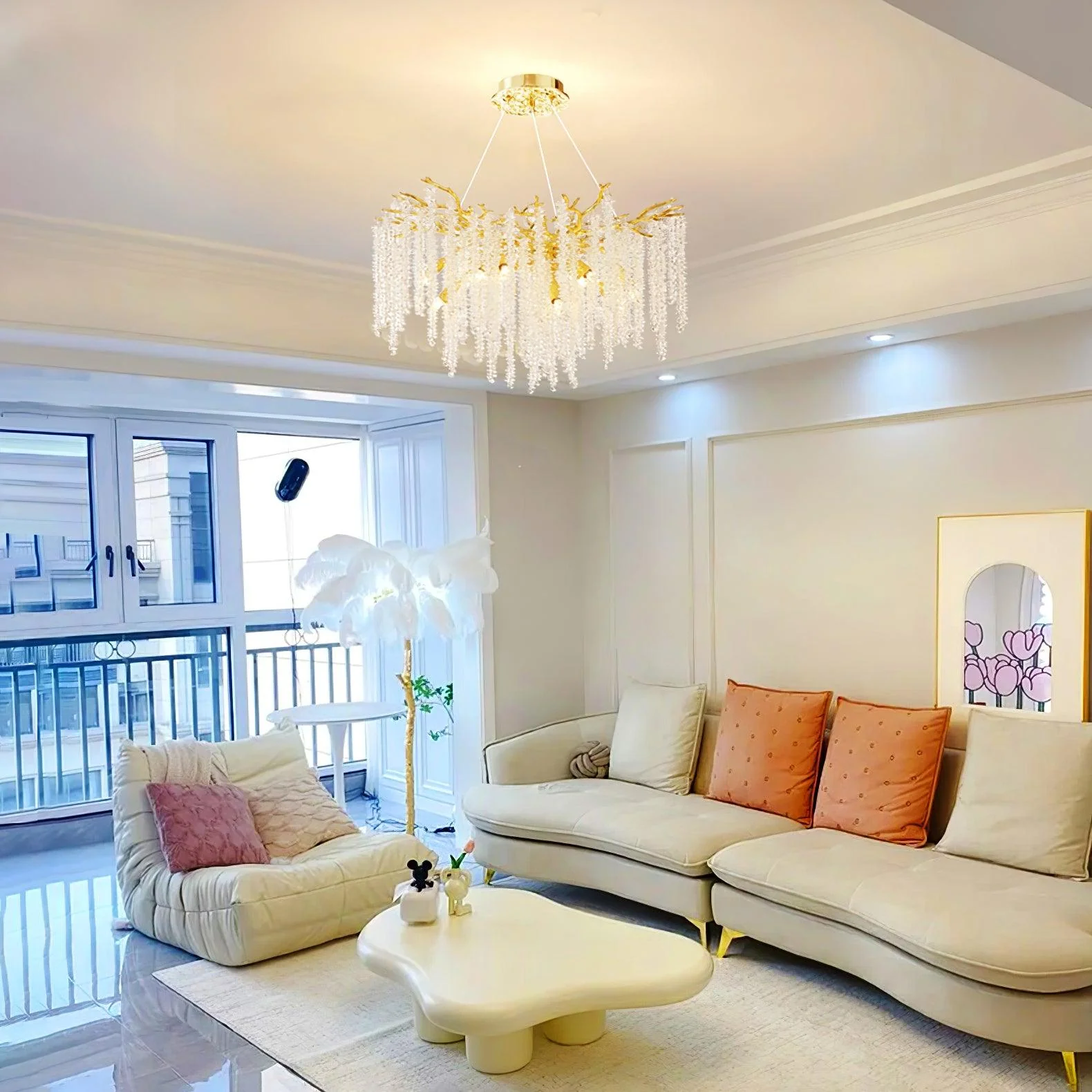 Wisteria Flower Crystal Chandelier - Image 27