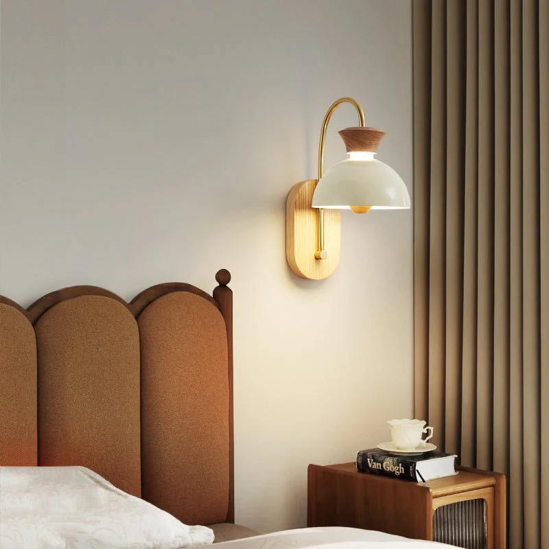 Wood Arc Wall Lamp - Image 4