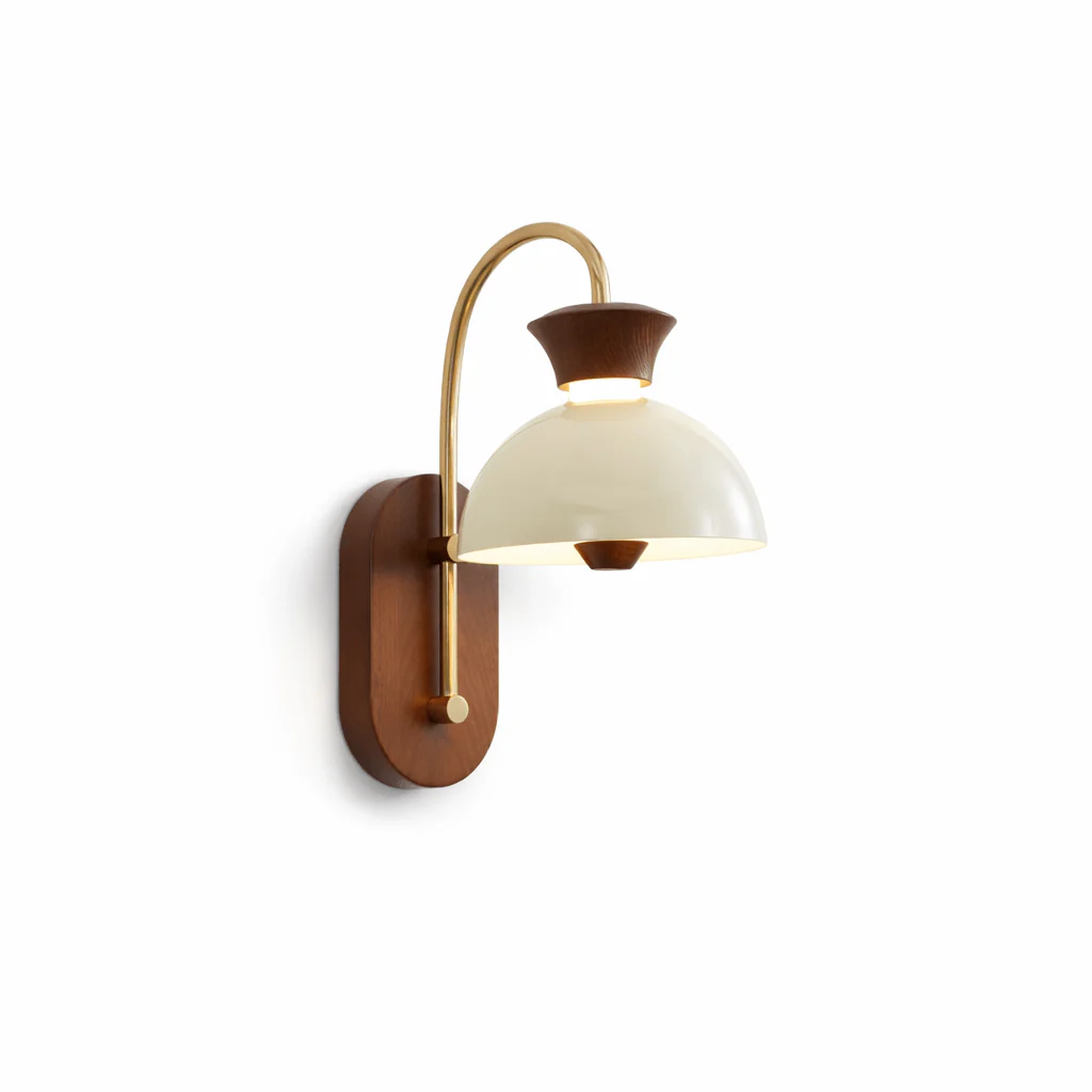 Wood Arc Wall Lamp - Image 6