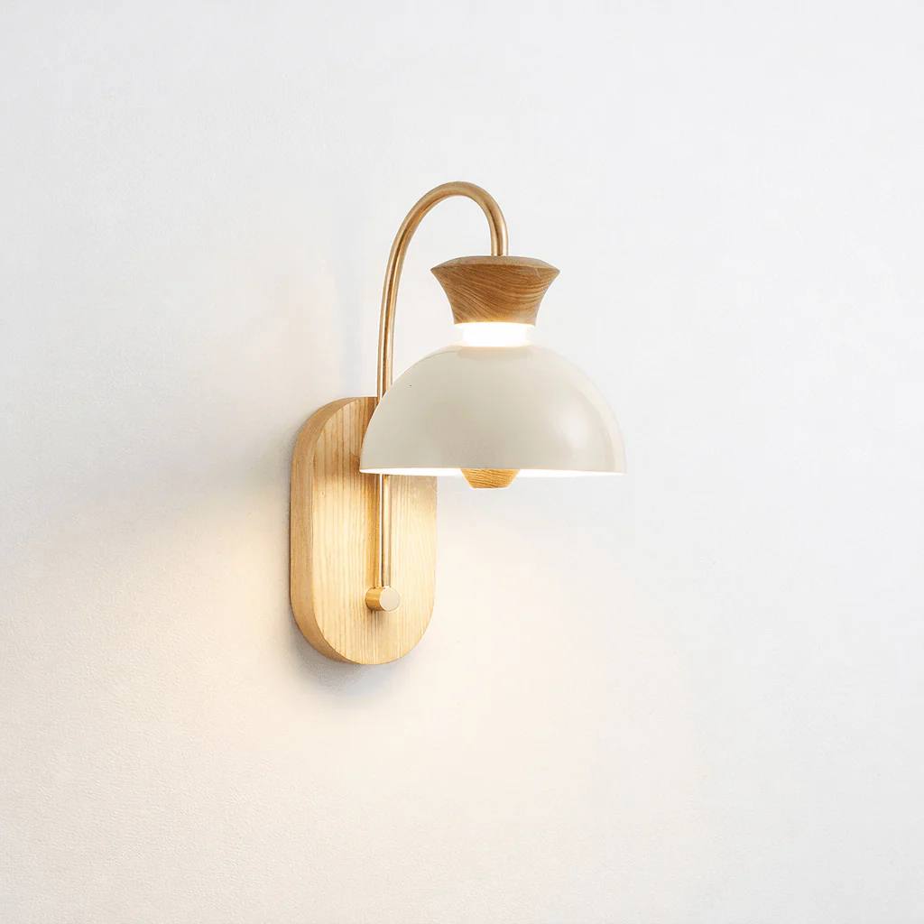Wood Arc Wall Lamp - Image 7