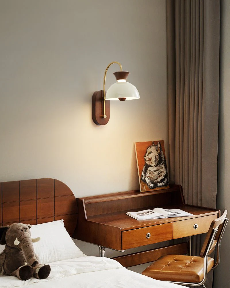 Wood Arc Wall Lamp - Image 8
