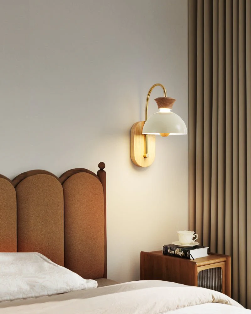 Wood Arc Wall Lamp - Image 9