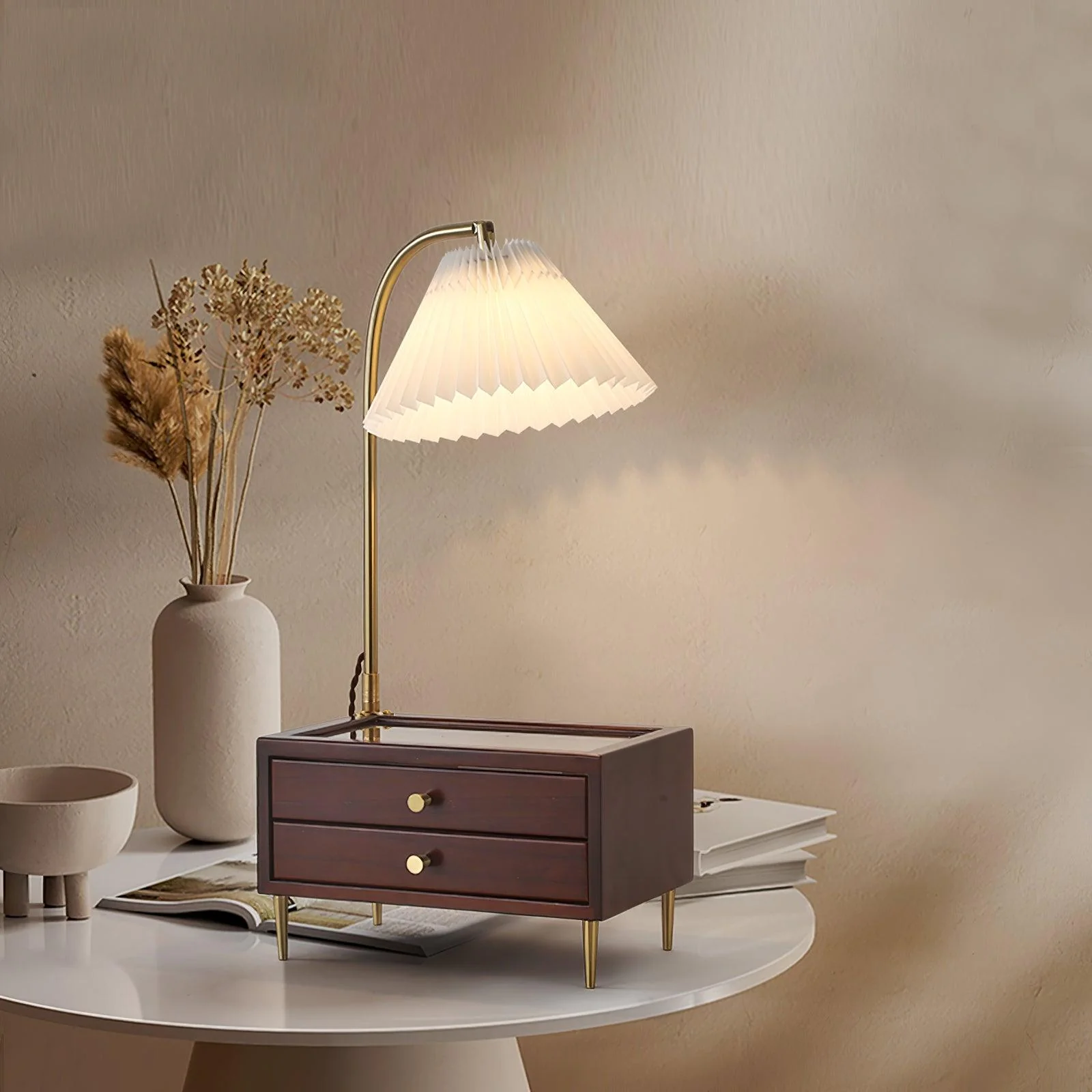 Wood Drawer Table Lamp - Image 4