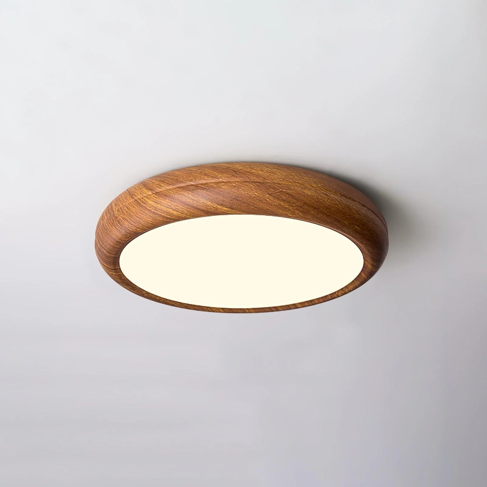 Wood Grain Round Ceiling Lamp - Image 44