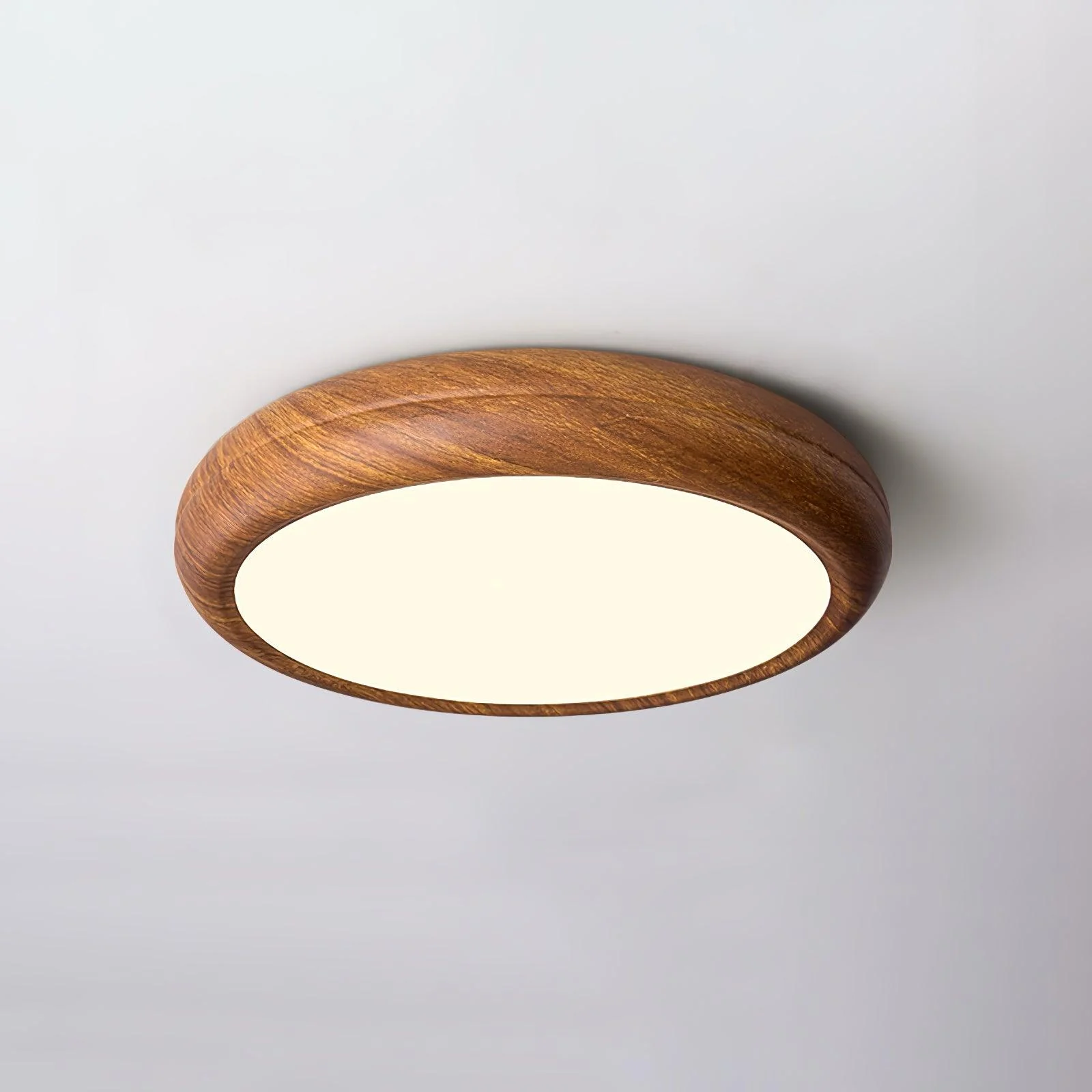 Wood Grain Round Ceiling Lamp - Image 45