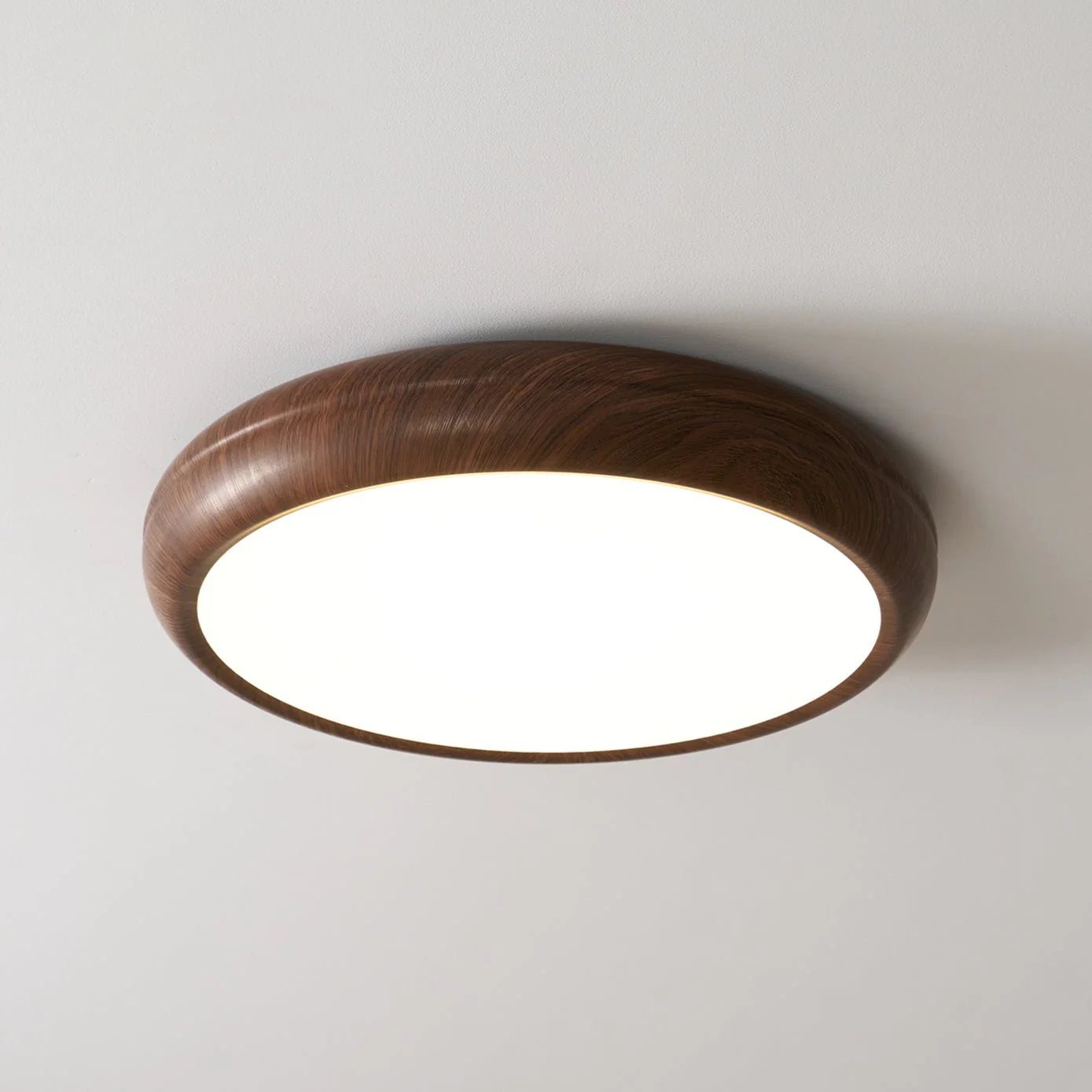Wood Grain Round Ceiling Lamp - Image 57