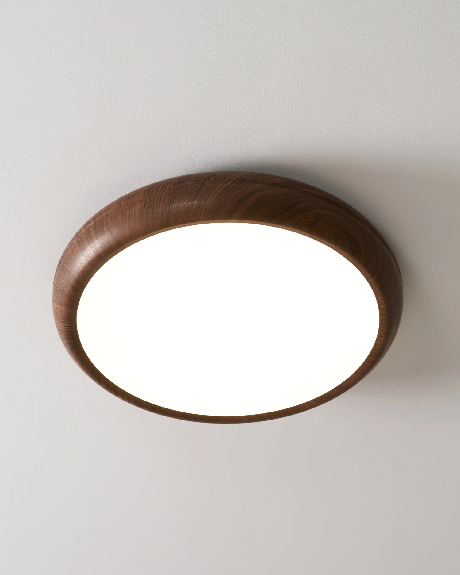 Wood Grain Round Ceiling Lamp - Image 58
