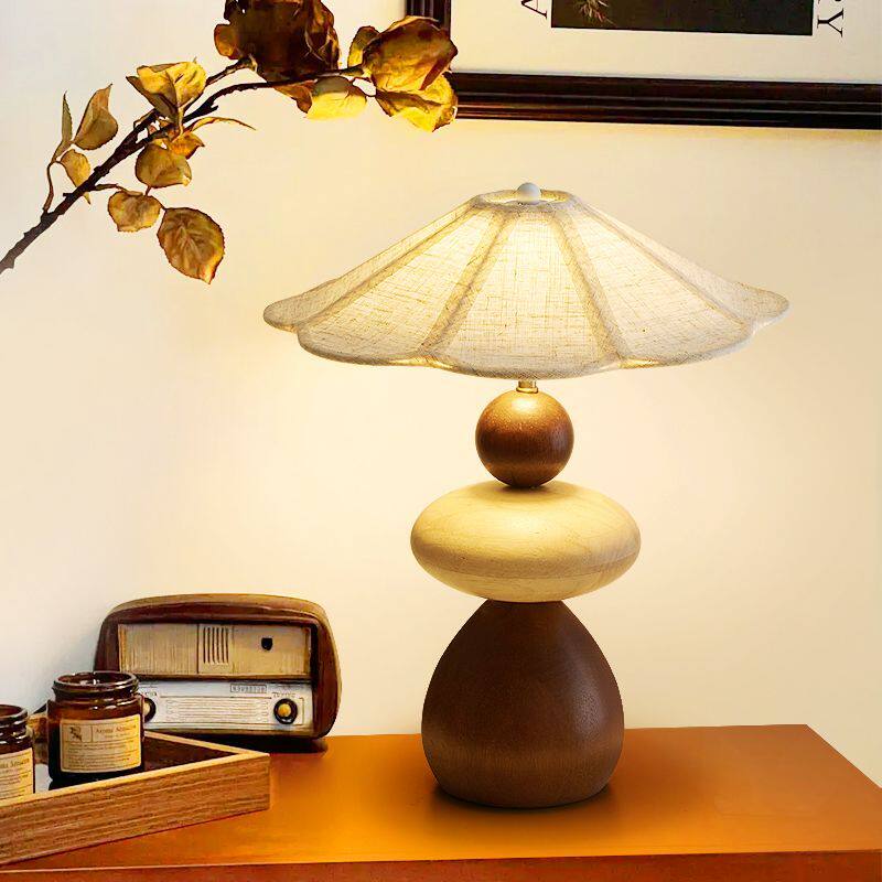 Wood Pebble Table Lamp - Image 7