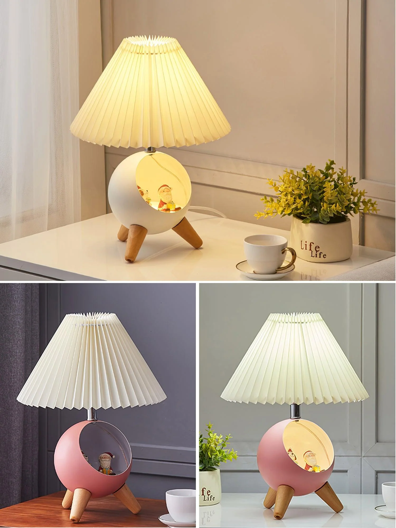 Wood Small Table Lamp - Image 10