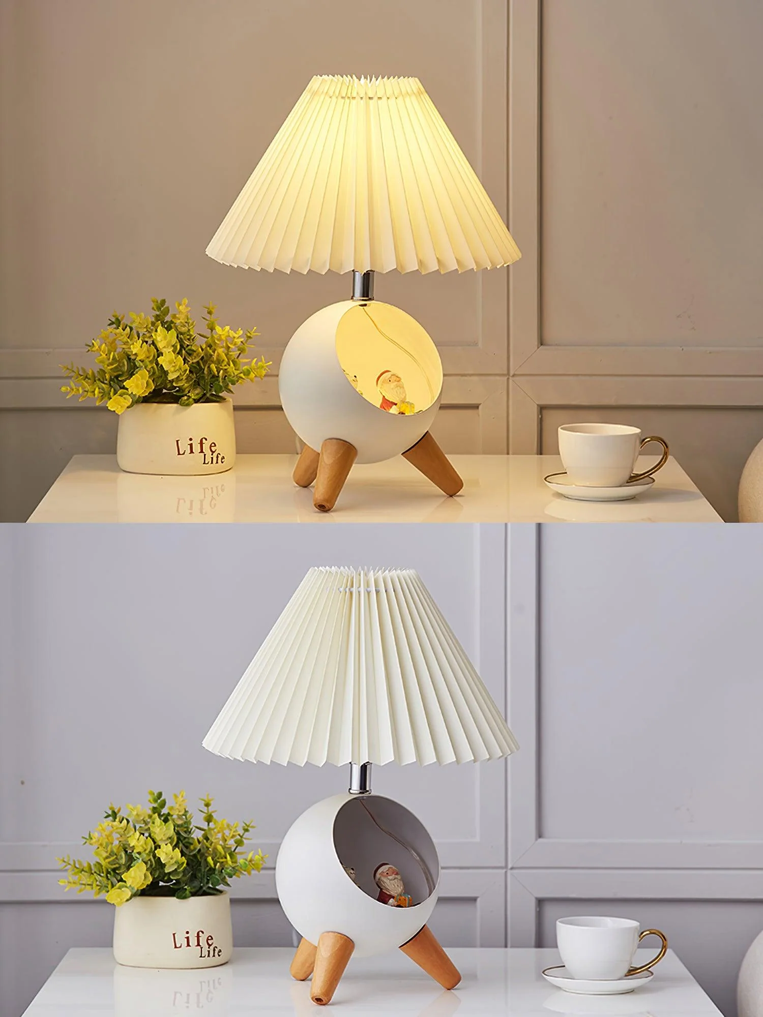 Wood Small Table Lamp - Image 11
