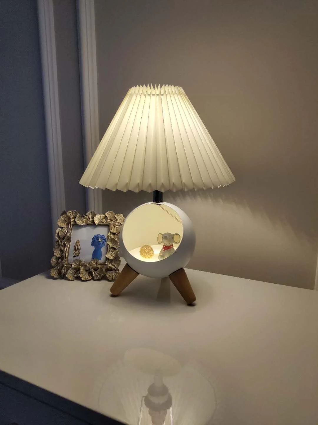 Wood Small Table Lamp - Image 17