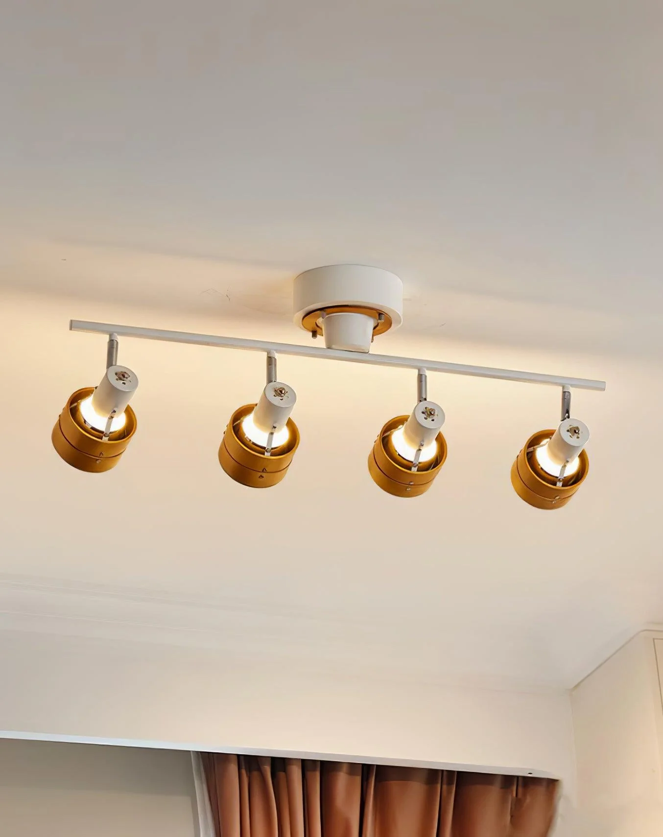 Wooden Adjustable Spot Ceiling Lamp - Image 30