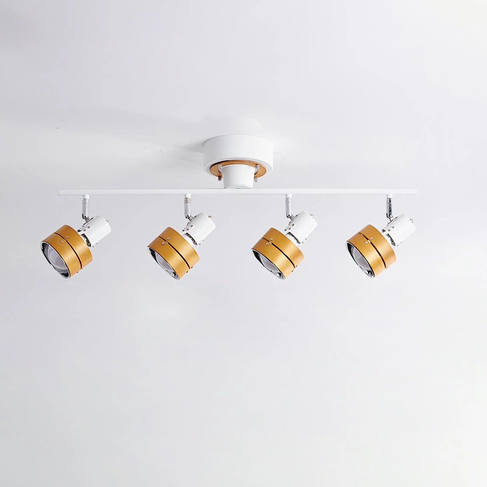 Wooden Adjustable Spot Ceiling Lamp - Image 32