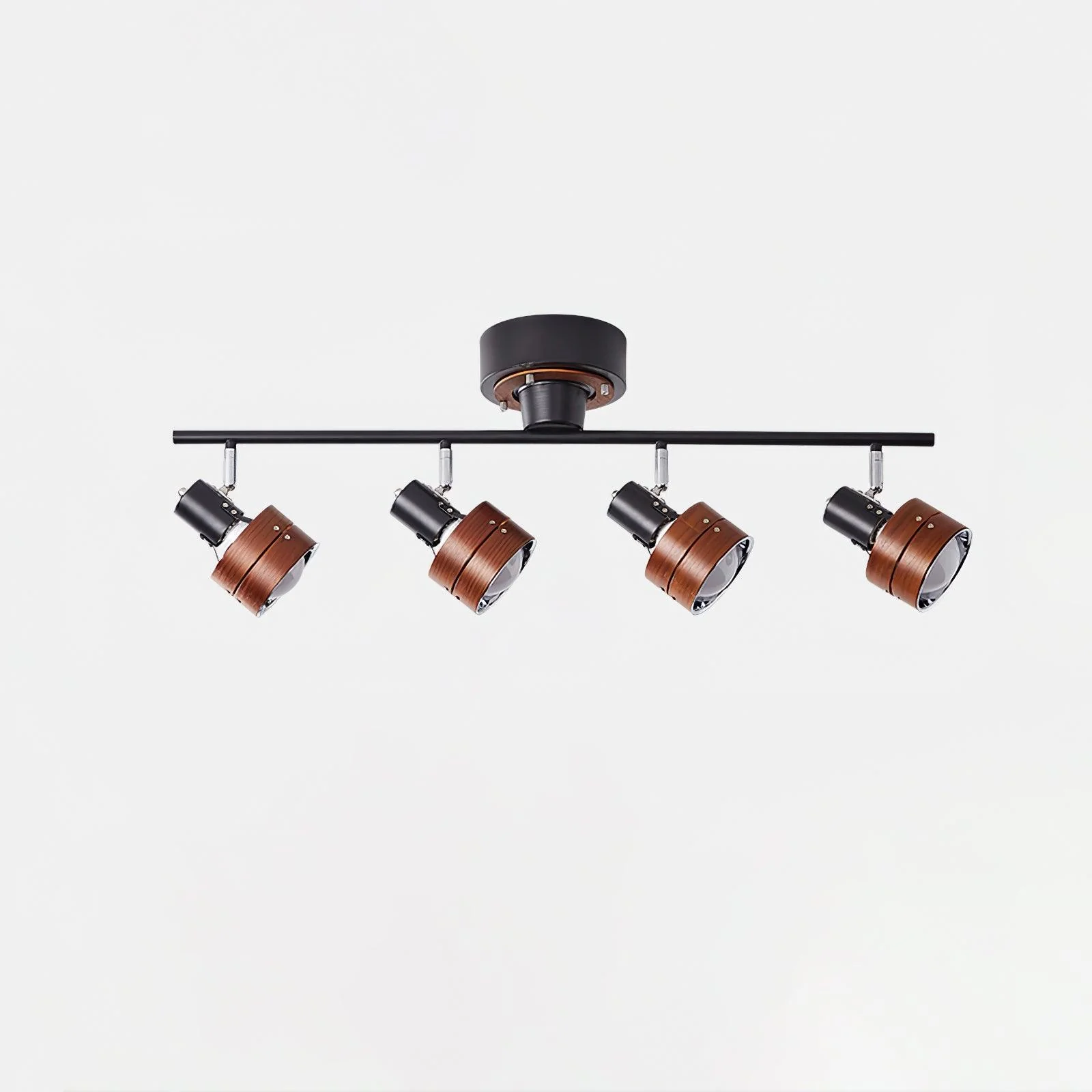 Wooden Adjustable Spot Ceiling Lamp - Image 35
