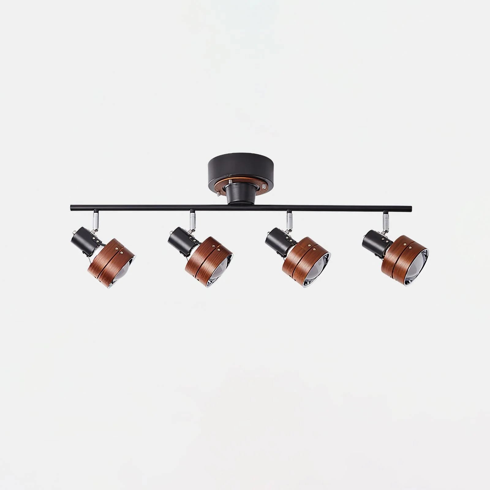 Wooden Adjustable Spot Ceiling Lamp - Image 36