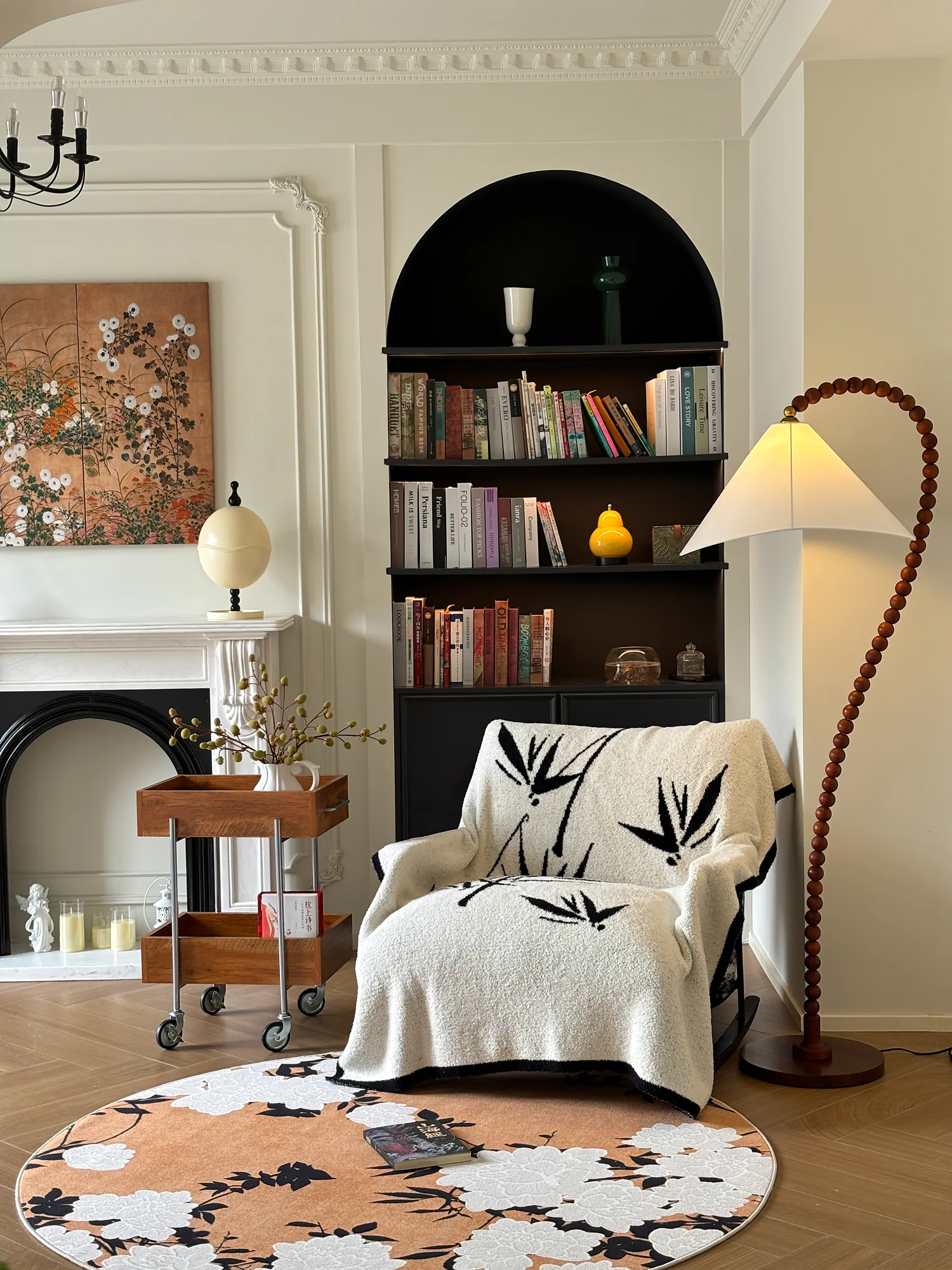 Wooden Bead Floor Lamp - Image 14