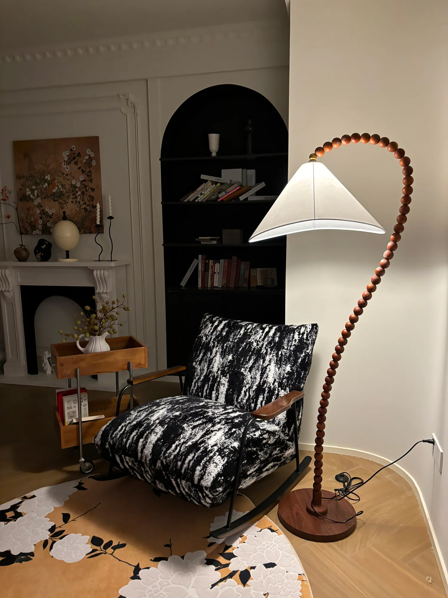 Wooden Bead Floor Lamp - Image 15