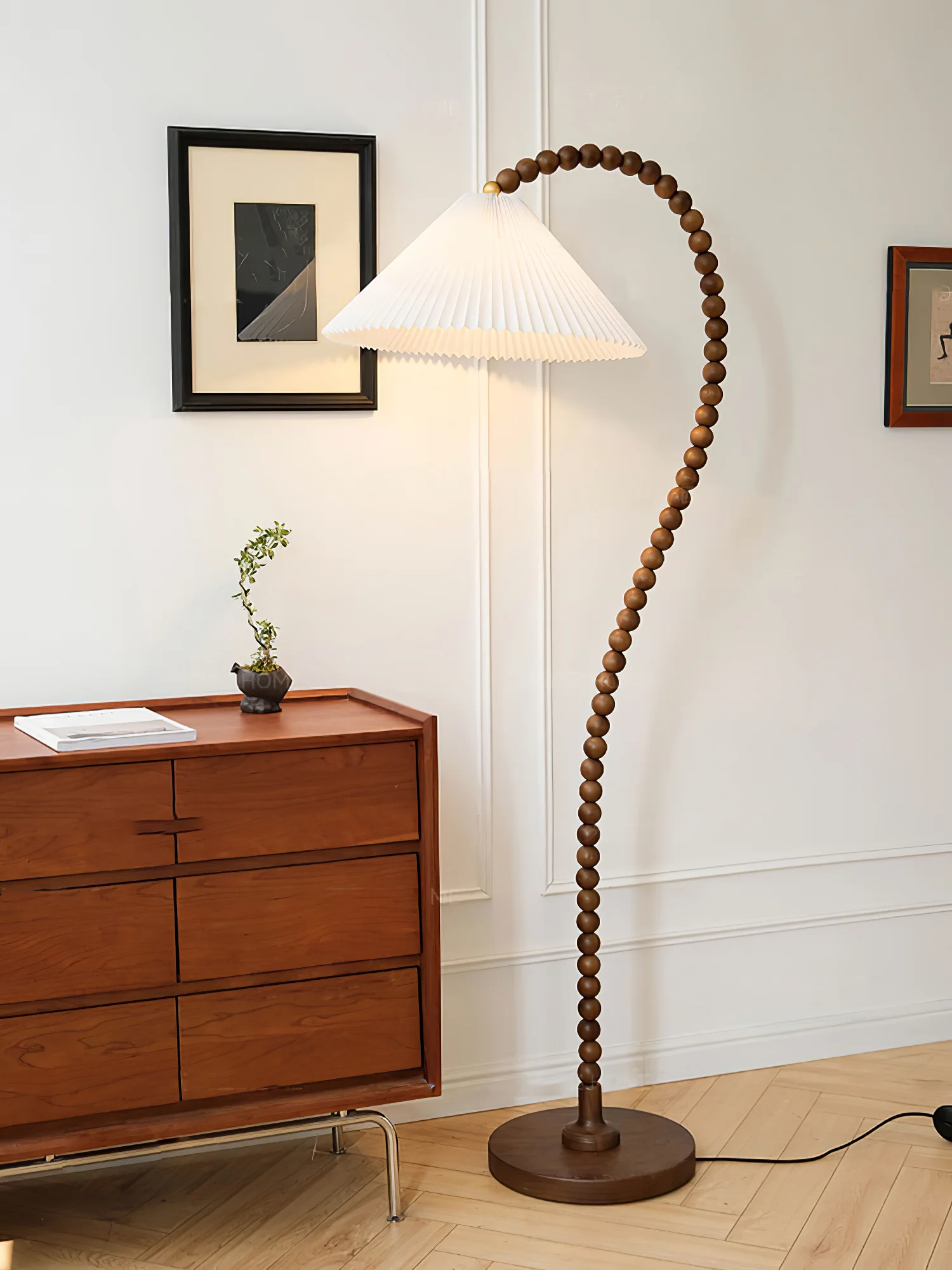 Wooden Bead Floor Lamp - Image 23